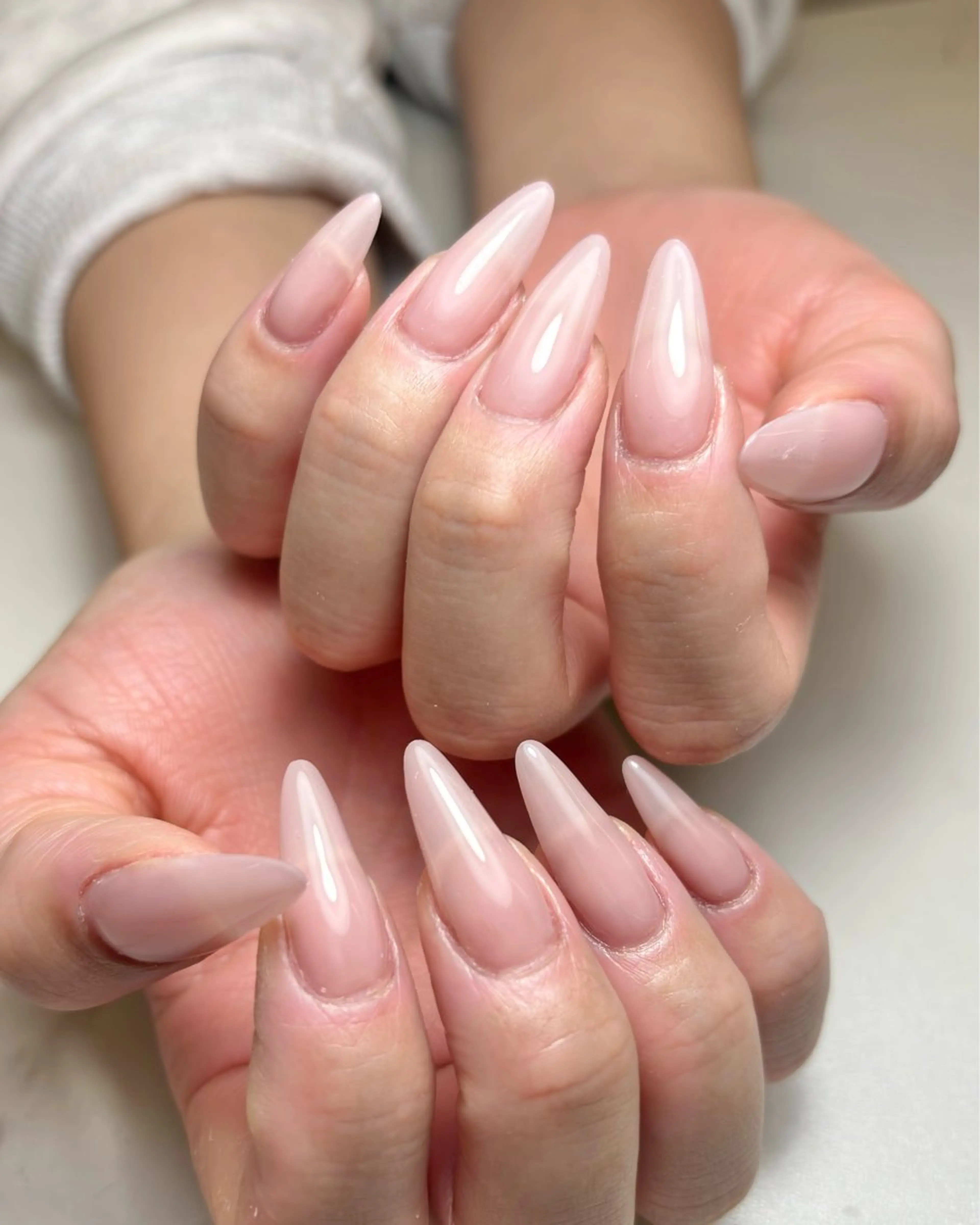 \1月限定！！/❣️チップ長さ出し/オフケア込✨ワンカラー/サンプルから1色選べる/スーパーロングチップ+2800の写真