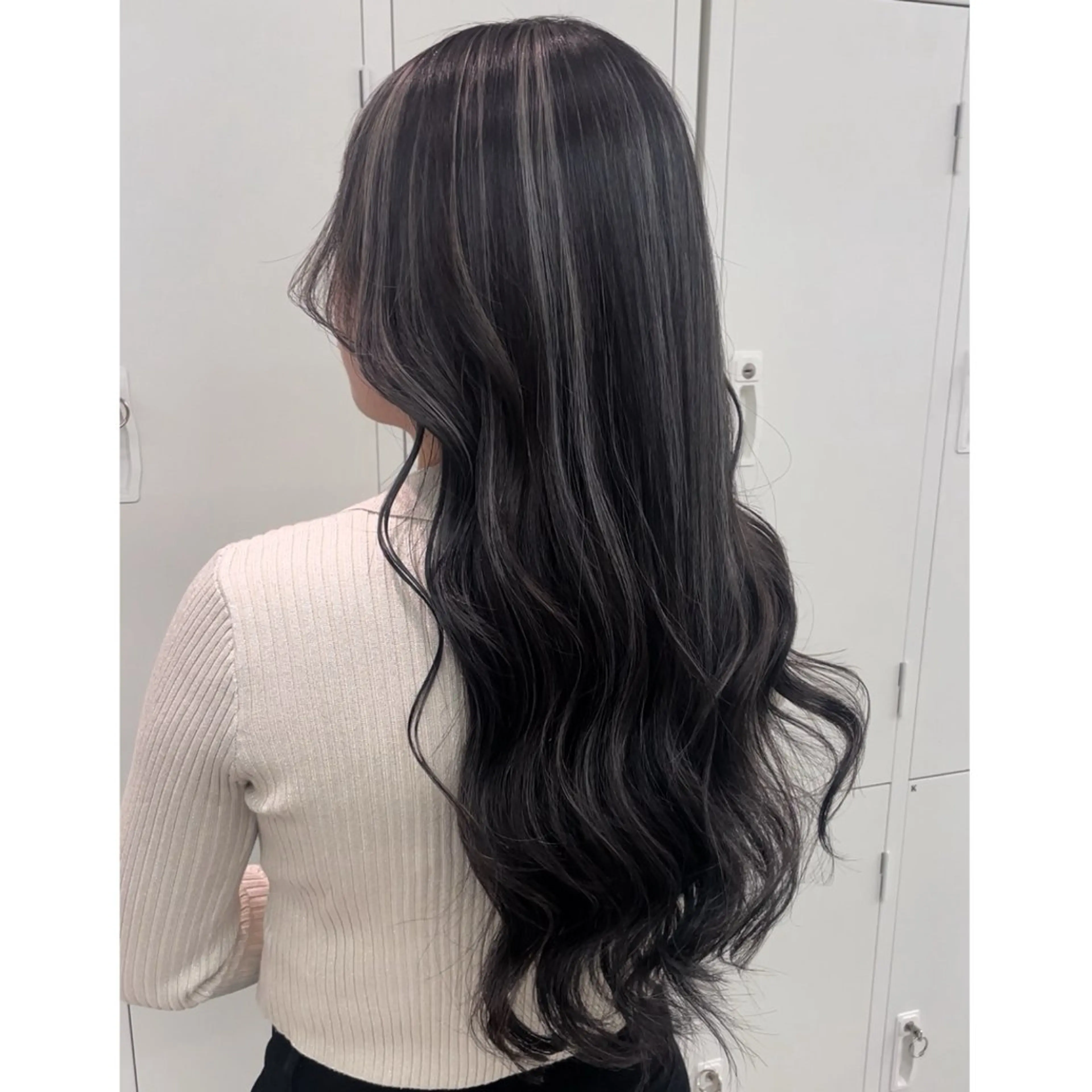 ロング カラー カット ヘアカラー トリートメント 奥山義進/大宮 /ダブルカラーのヘアスタイル