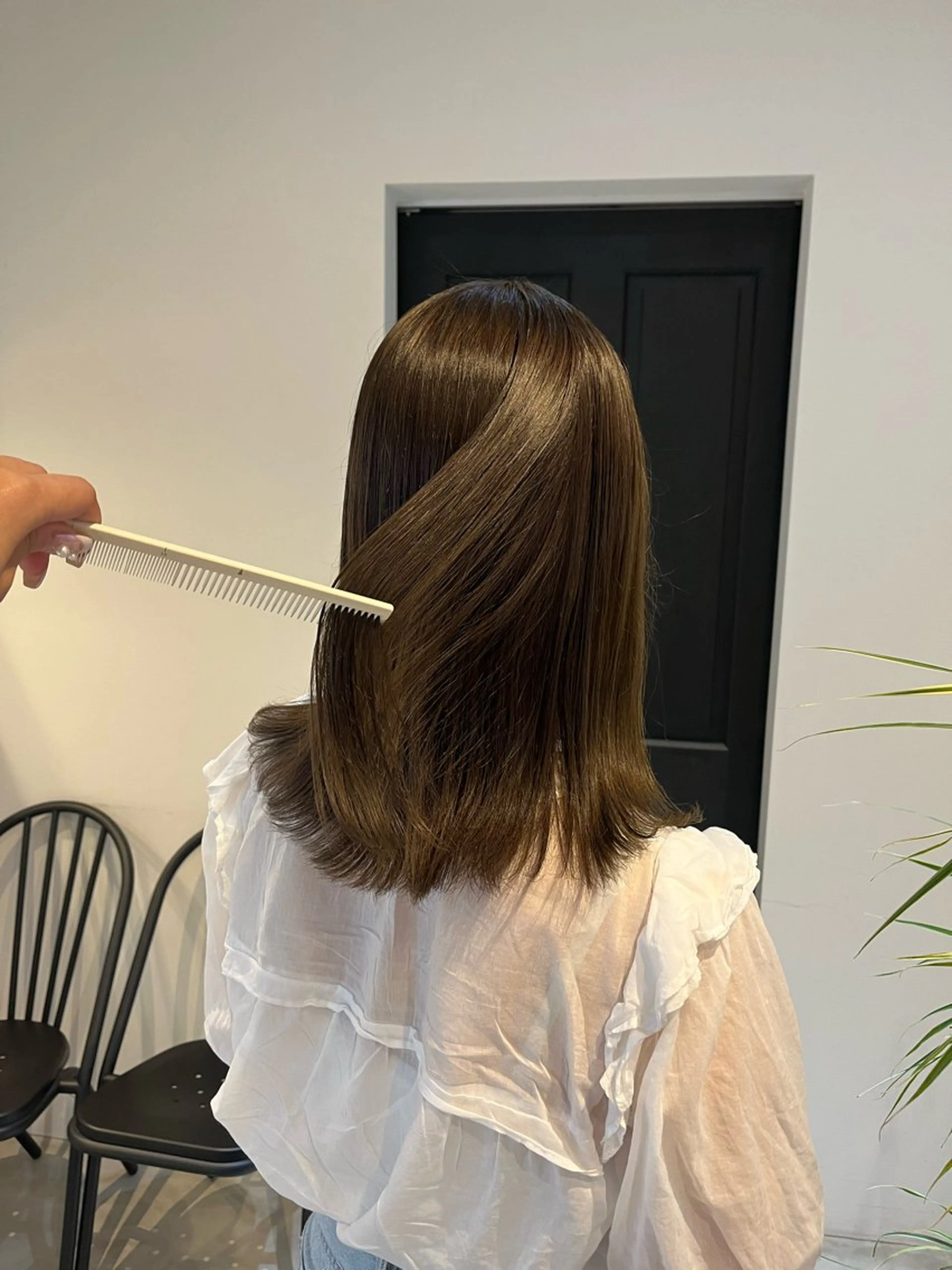 ミディアム ALLYS 渋谷店所属・最高級の艶のある カラーmei🎨のヘアスタイル