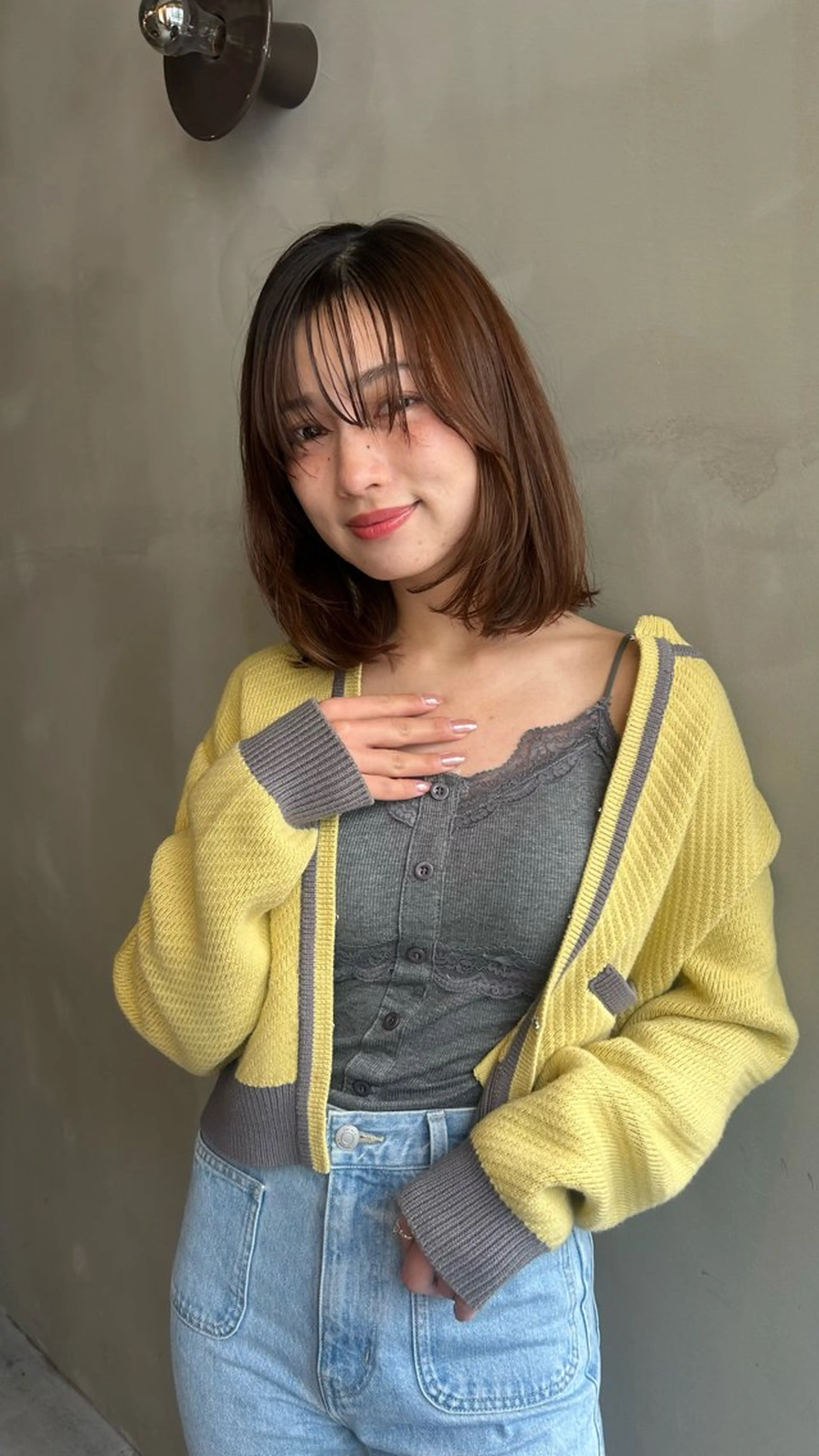 ショート カラー カット ヘアカラー トリートメント ショート/ボブ/ 心斎橋/宮脇美奈のヘアスタイル