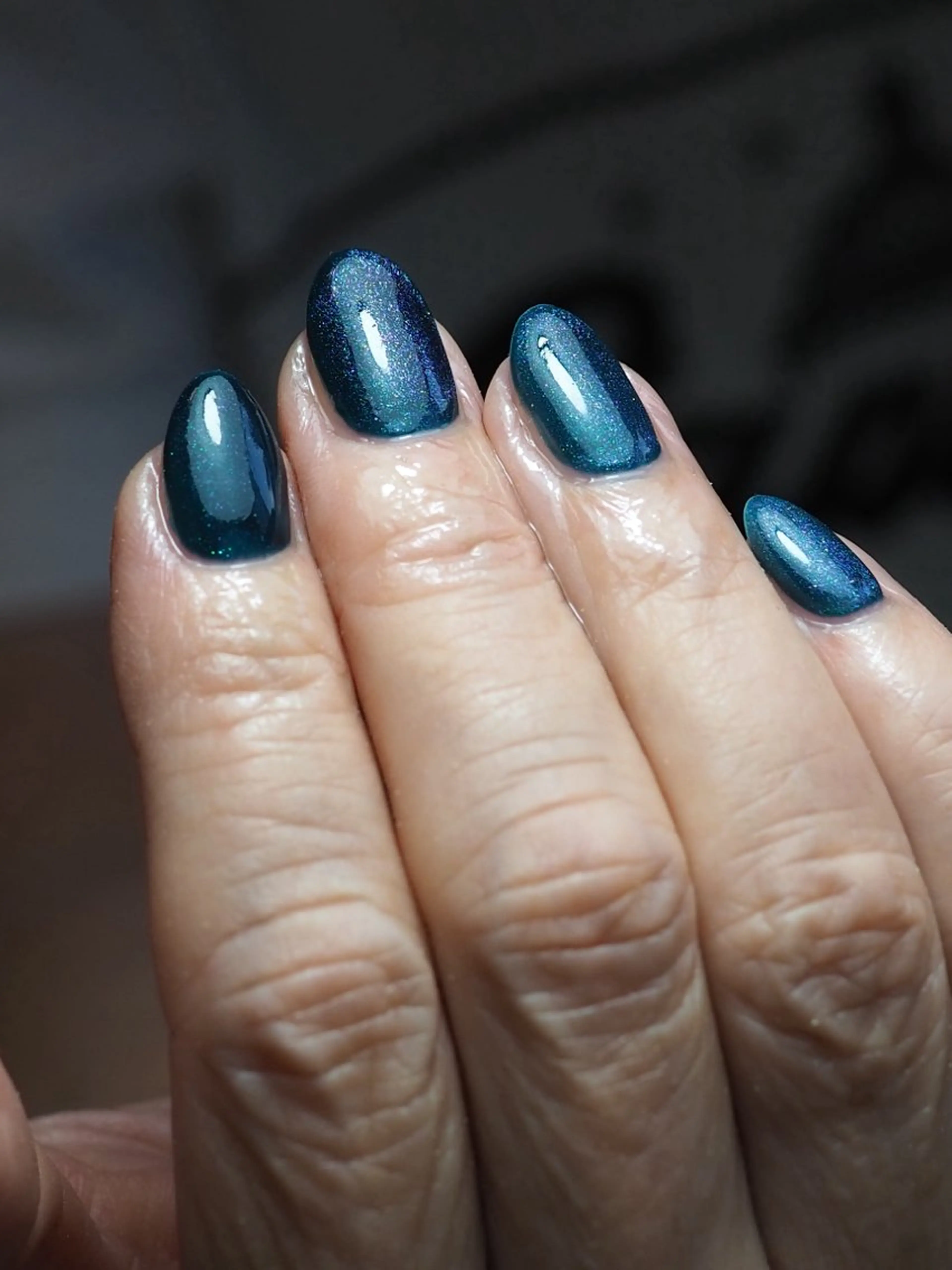 ネイル ブルー クリアネイル グリーン マグネットネイル ネイルとタロット/ ユウのその他イメージ