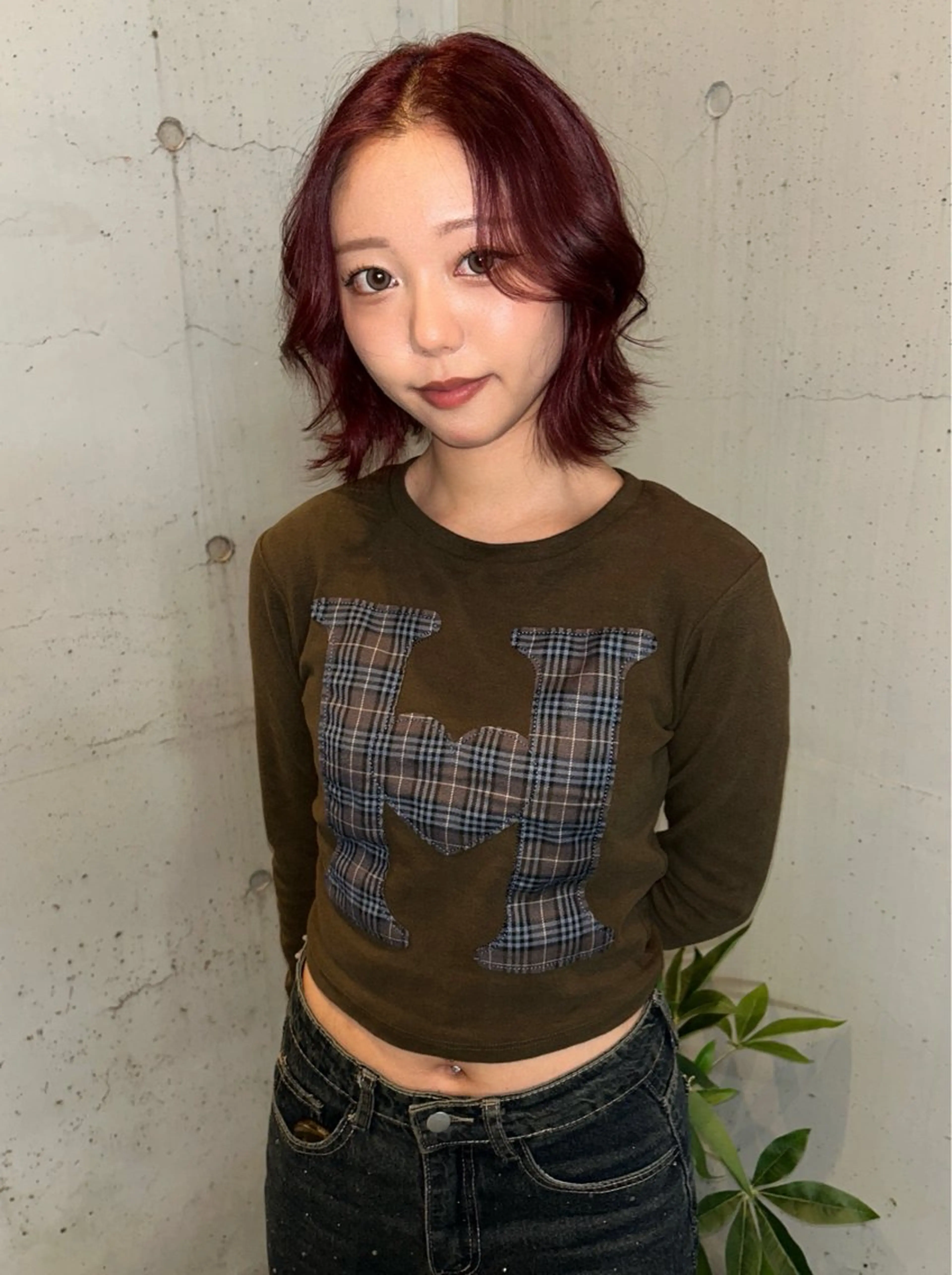 【⠀U25  】透明感one color ＋milbon treatmentの写真