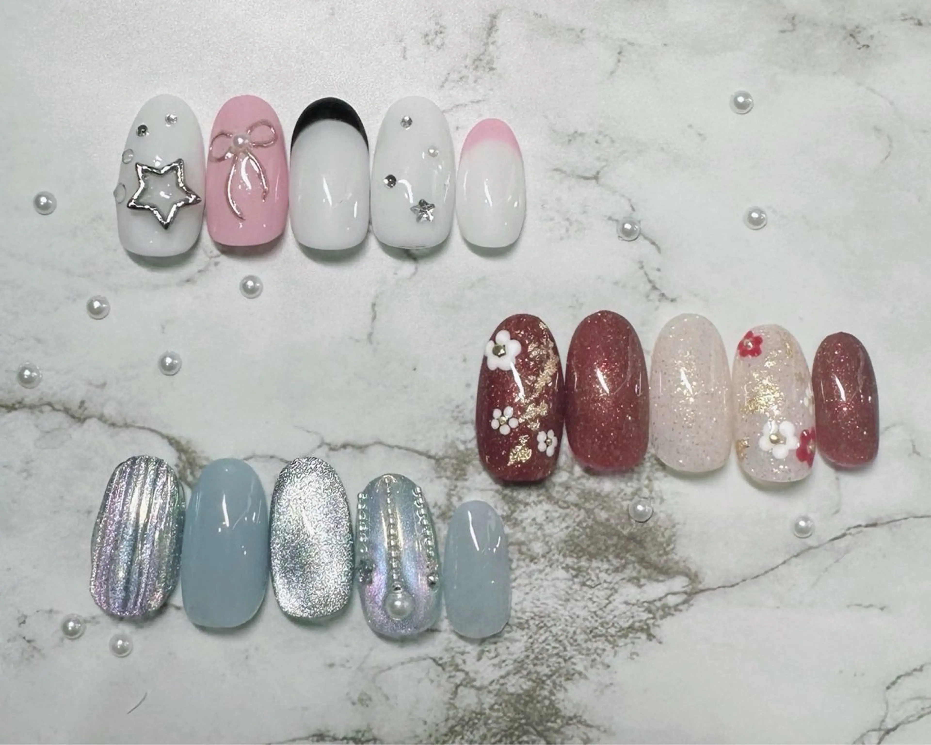 選べるボリューム定額nailコース🍩※ジェルオフありの方はこちらから予約可✨の写真