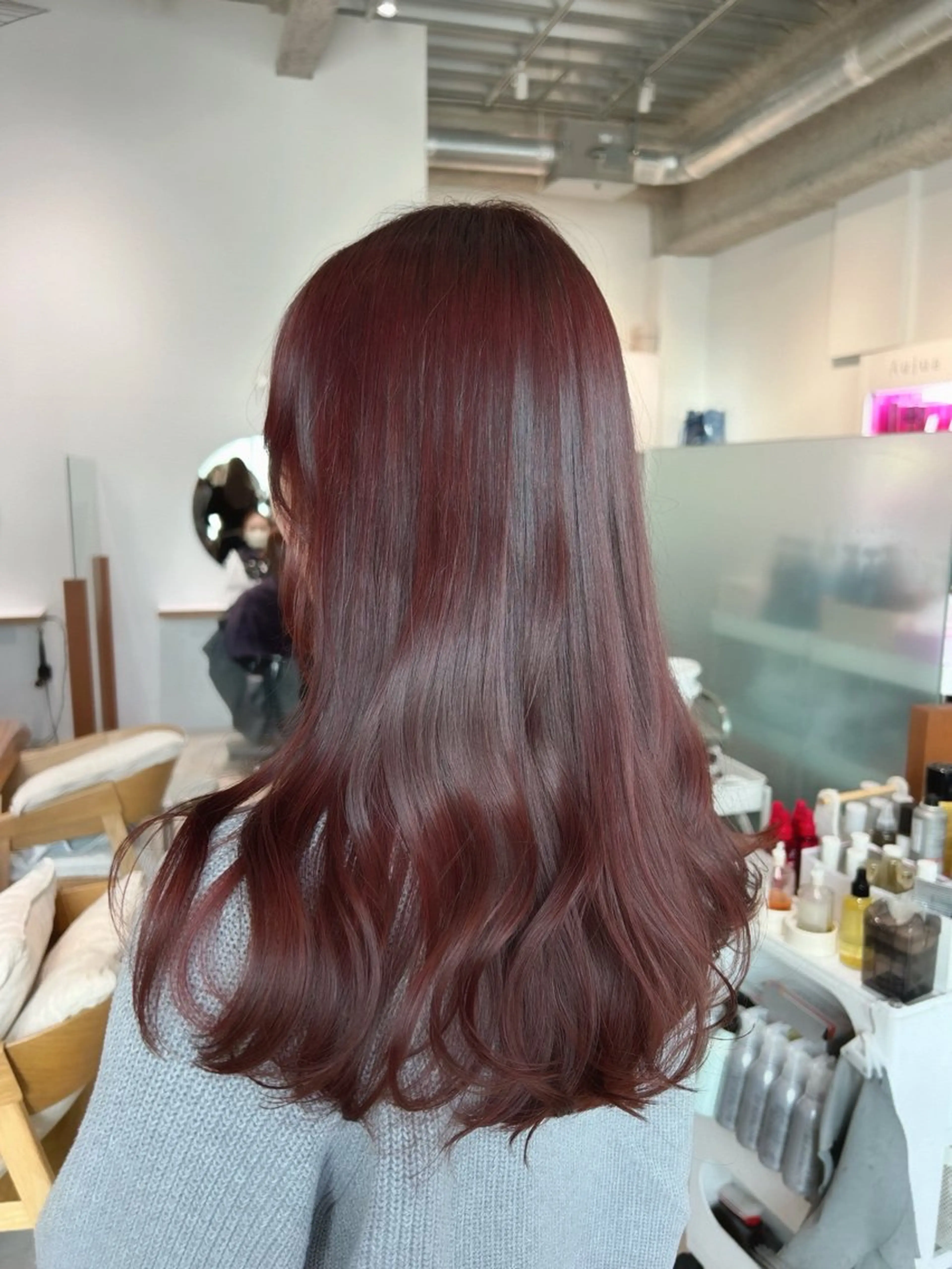 ロング カット ヘアカラー 宮澤 美幸のヘアスタイル