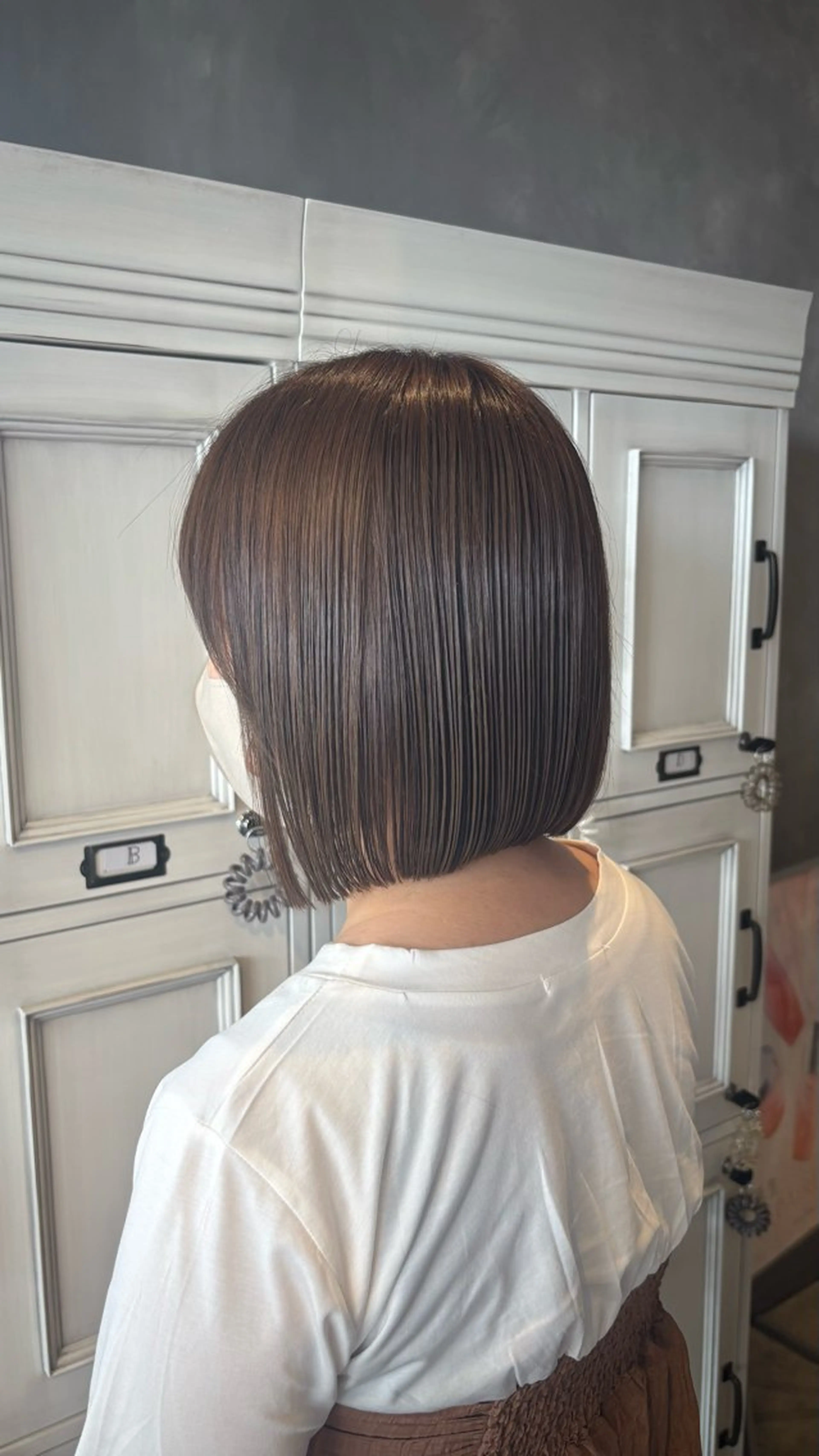 ショート カット ヘアカラー 長瀬 友唯のヘアスタイル