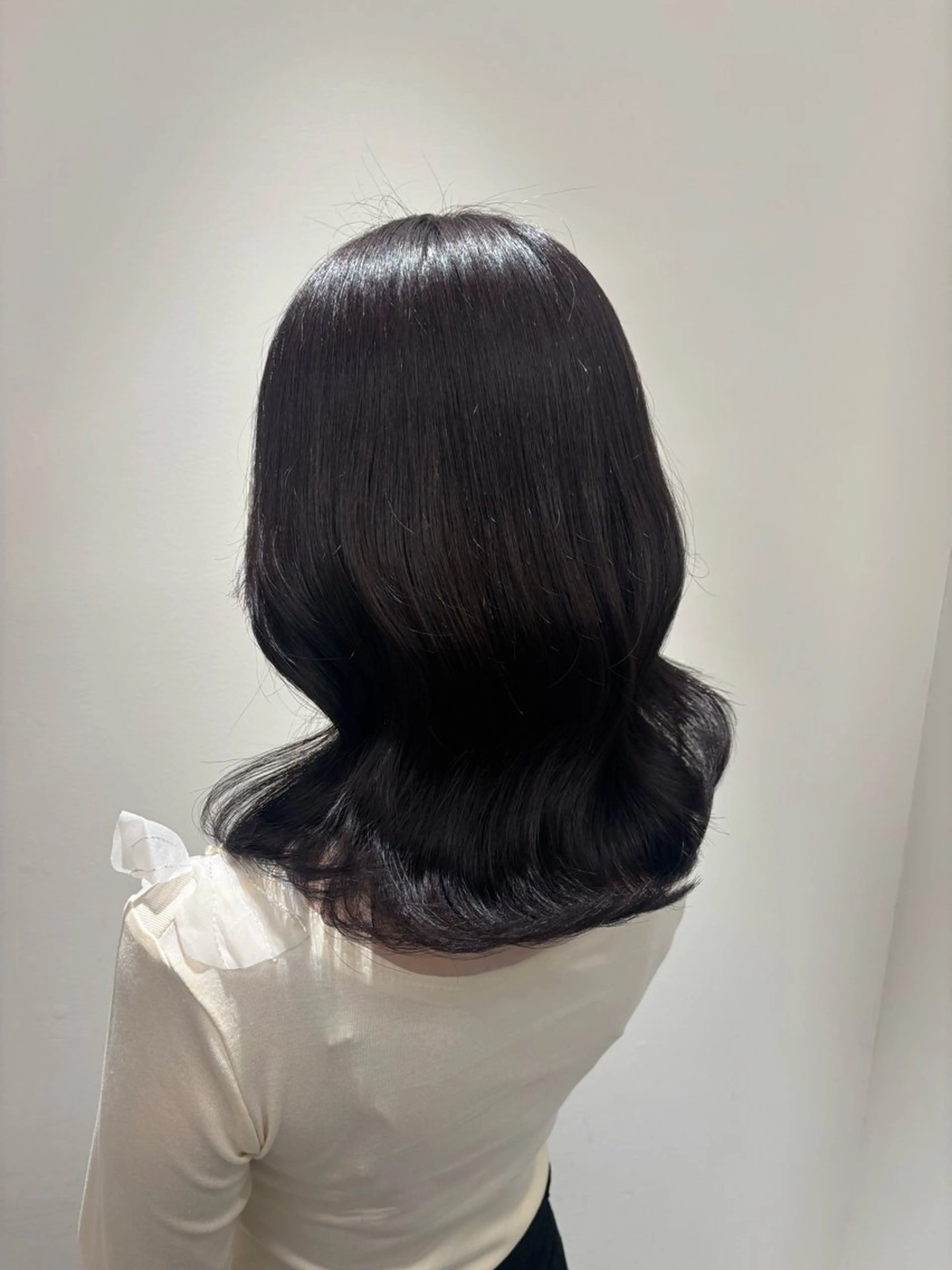 セミロング ヘアカラー トリートメント ミズノ アイ 🪅のヘアスタイル