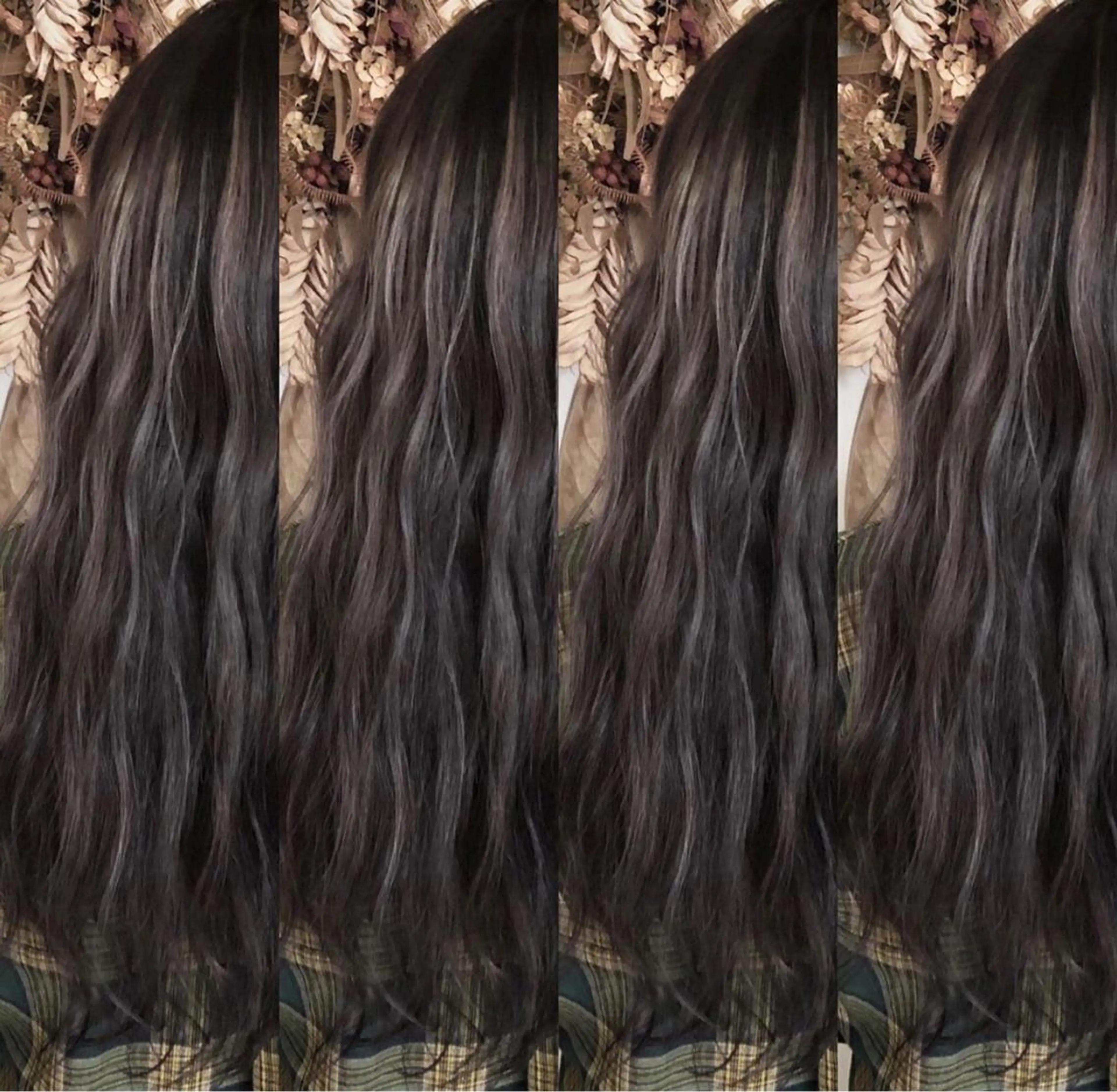 セミロング カラー テトネ タカシのヘアスタイル