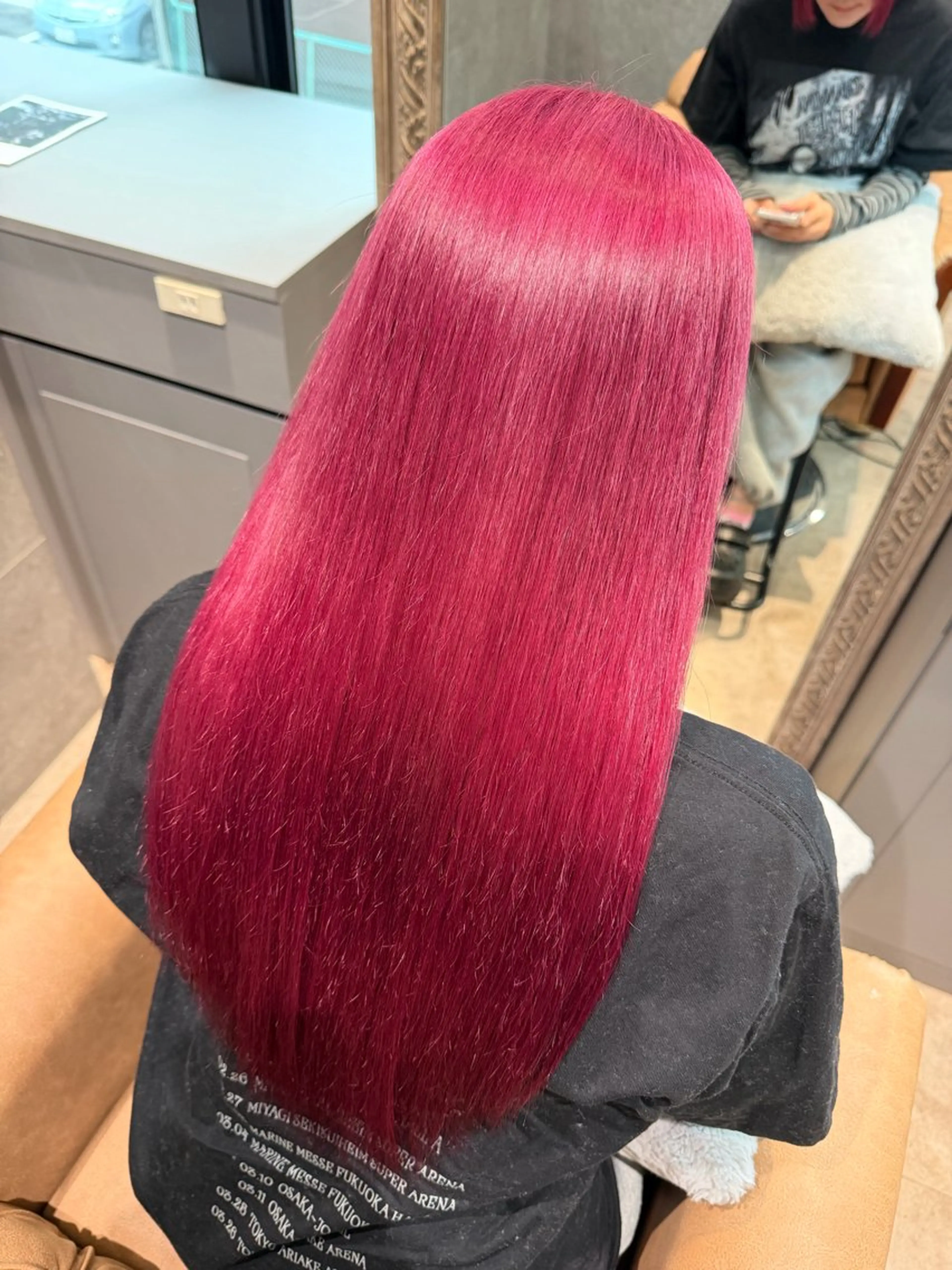 ロング ヘアカラー トリートメント あさひ/透明感 /ハイトーンのヘアスタイル