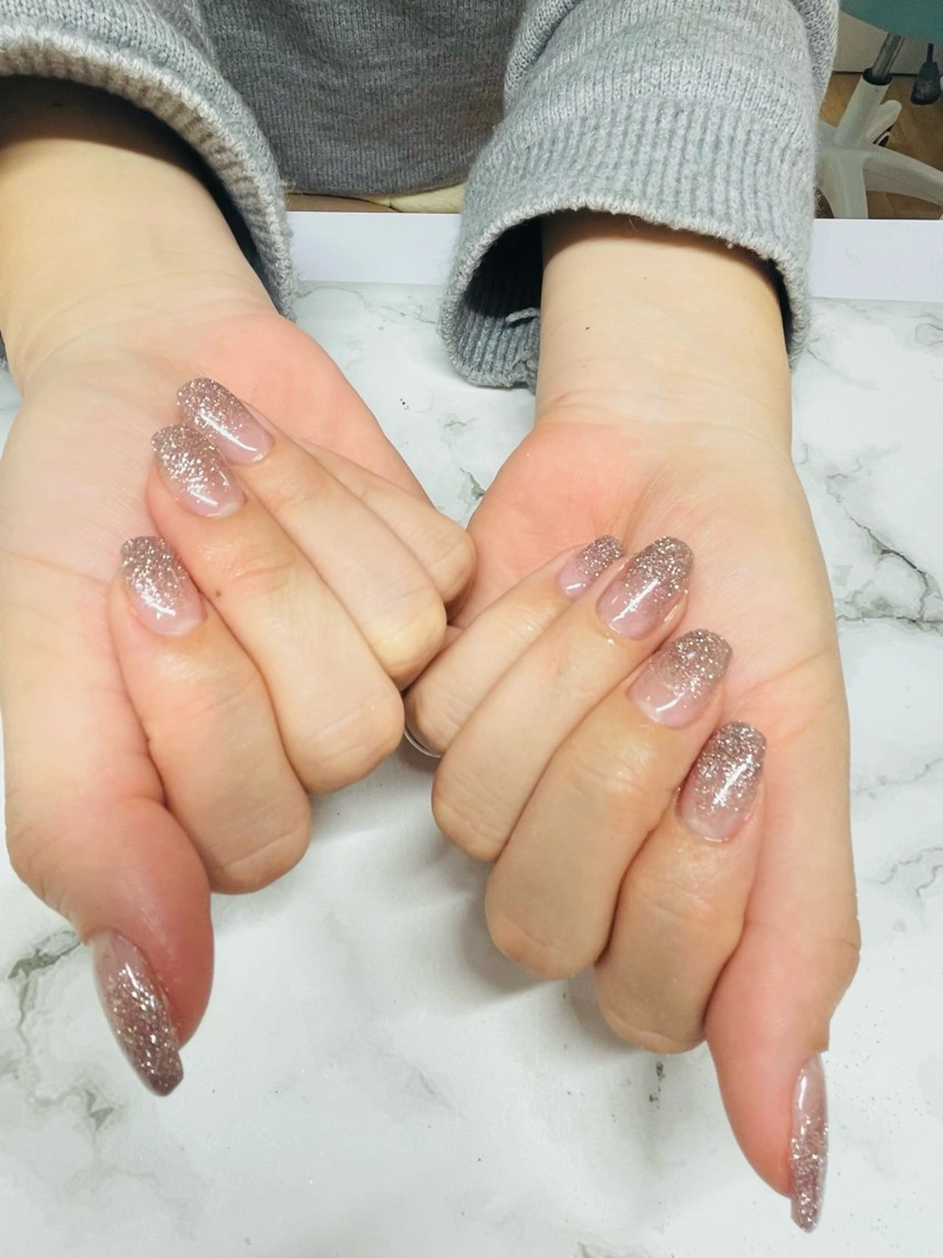 ネイル グラデーション ラメ(グリッター) ラメグラデーション Star Beautyのネイルデザイン