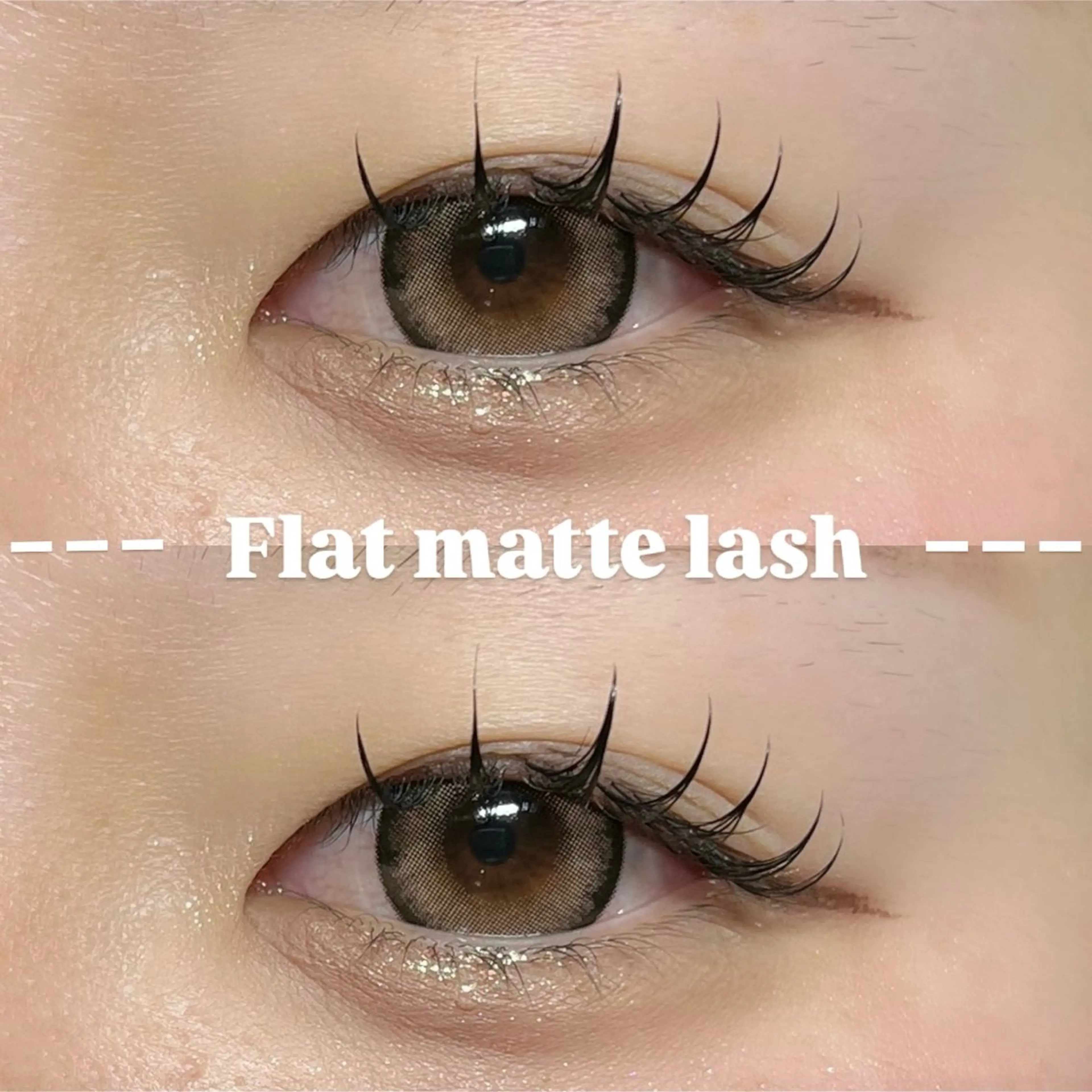 マツエク・マツパ フラットラッシュ Veil ayakaのマツエク・マツパデザイン