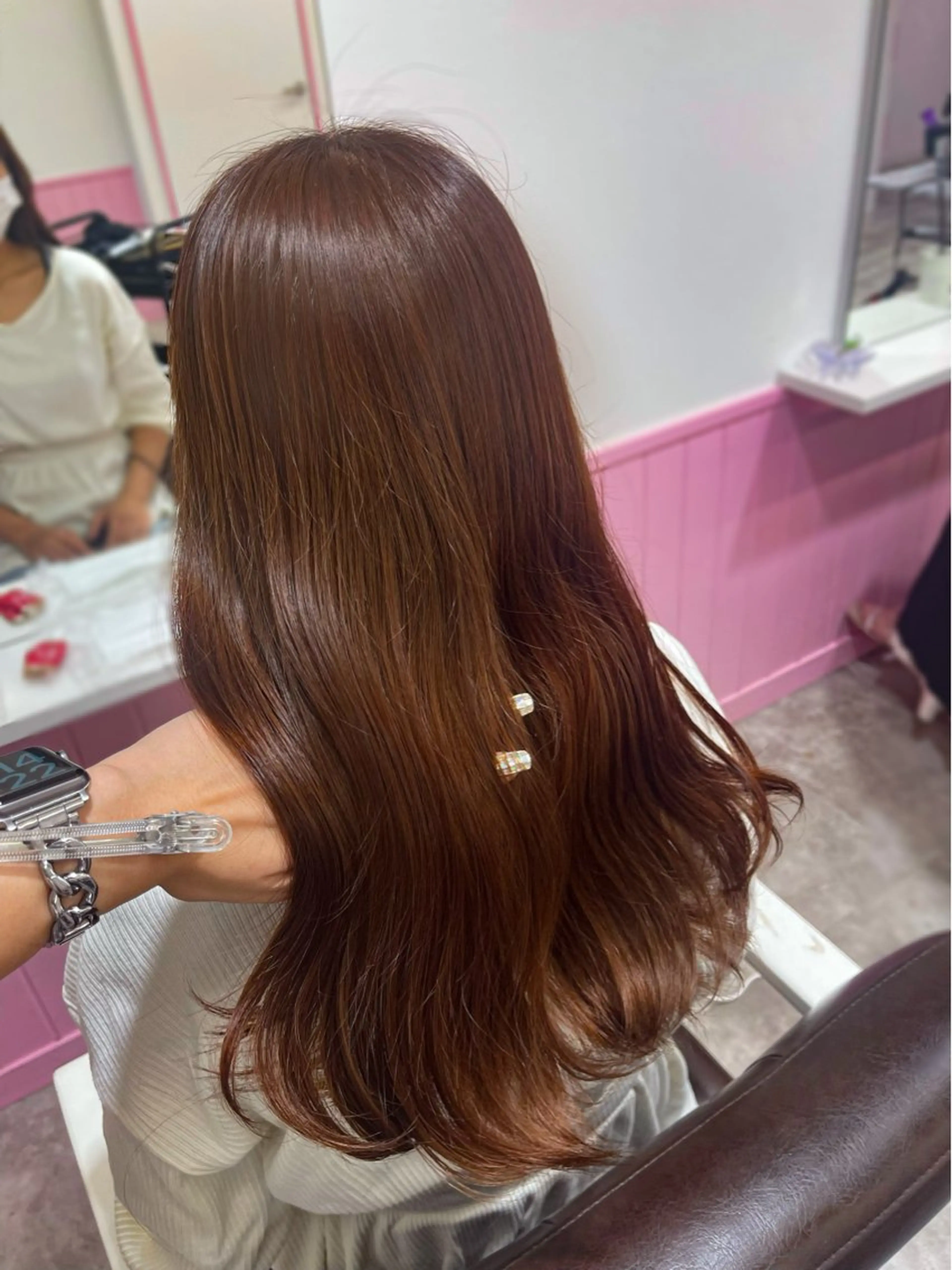 ロング カラー 🎀ミルクティー/暖 色×レイヤー/マリアのヘアスタイル