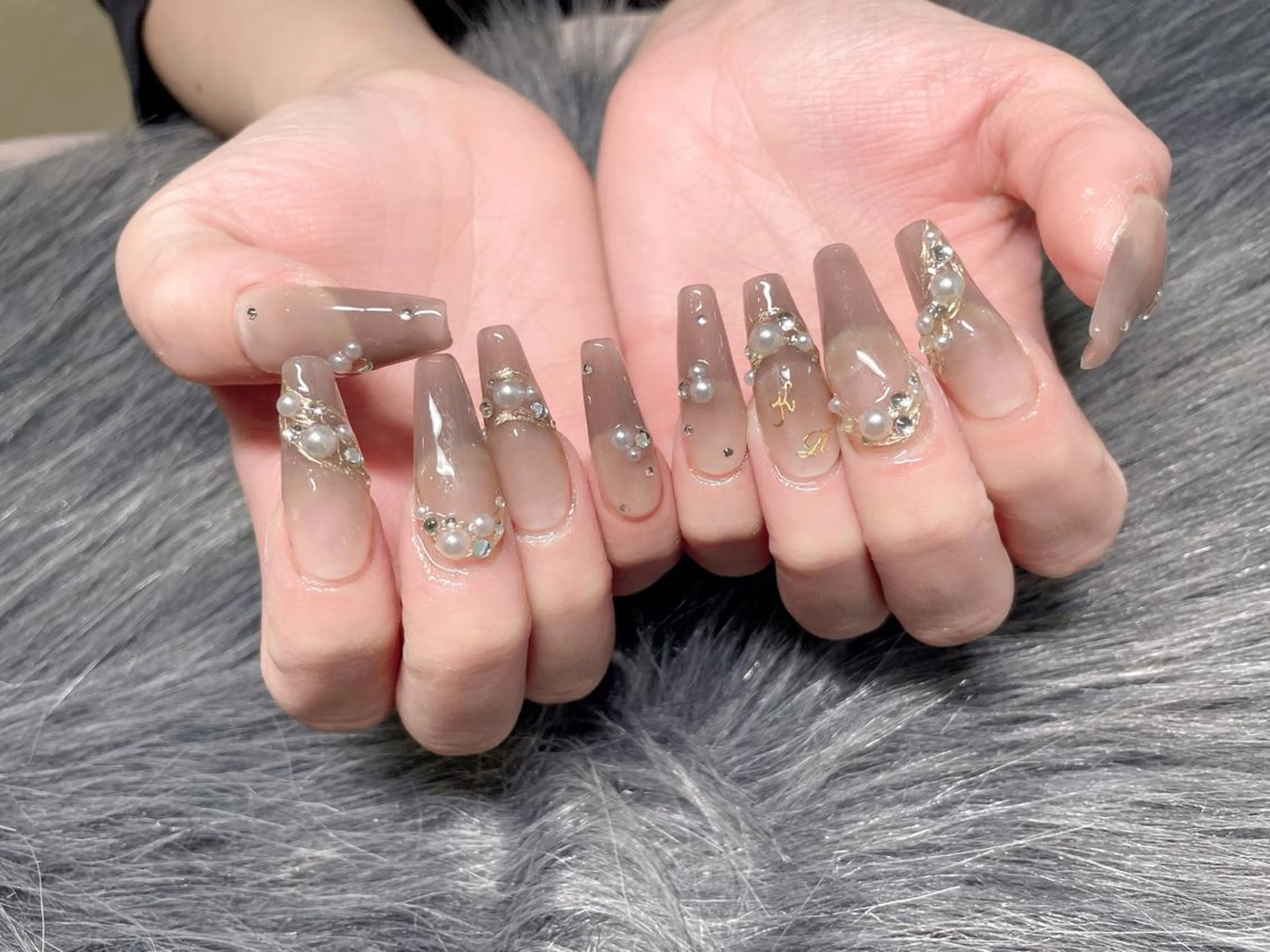 ロング ネイル 《LB》ラブリエ Nail&eyeのマツエク・マツパデザイン