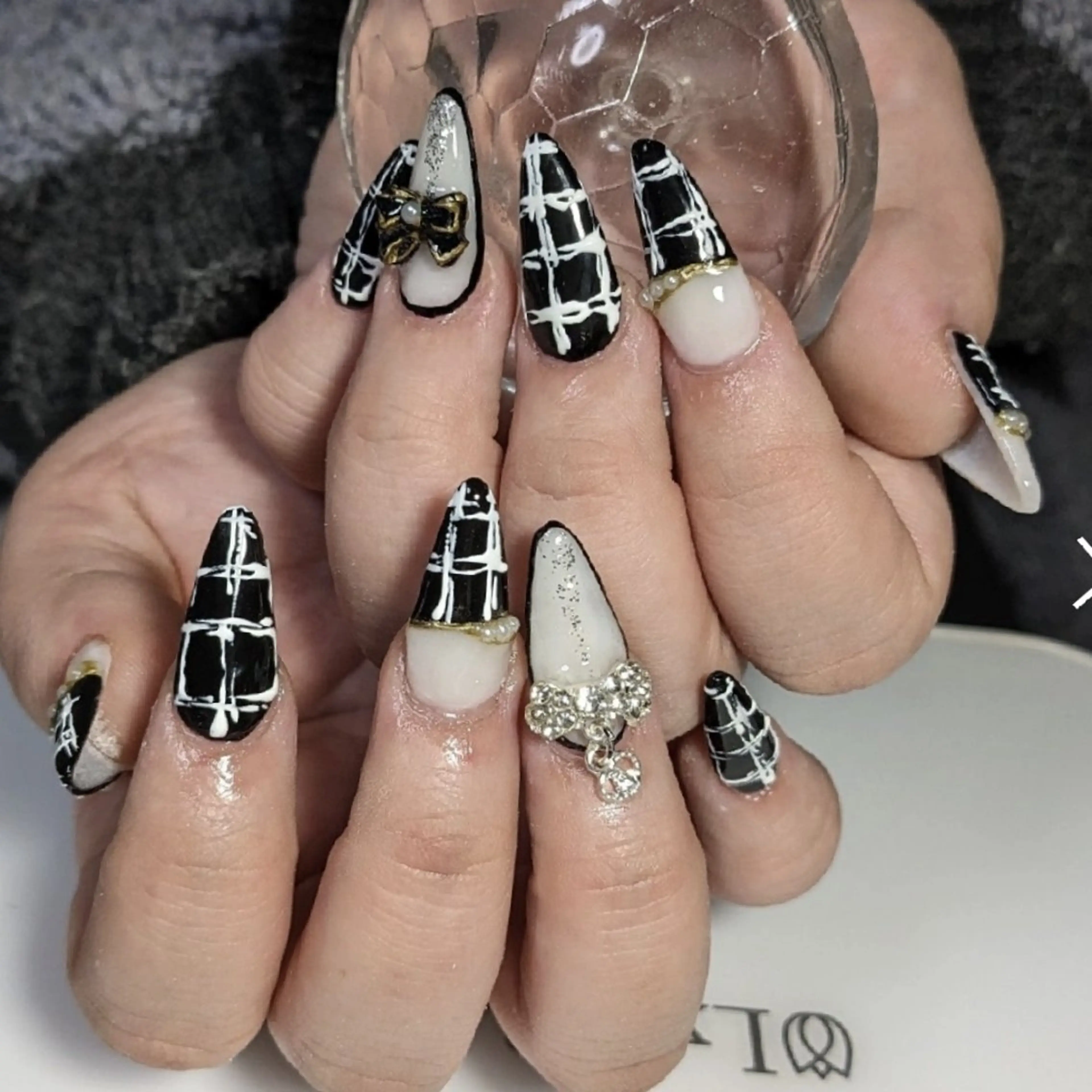 🖐️短めスカルプ160~200分オフ&ケア込アート無制限パーツ付け放題✨の写真