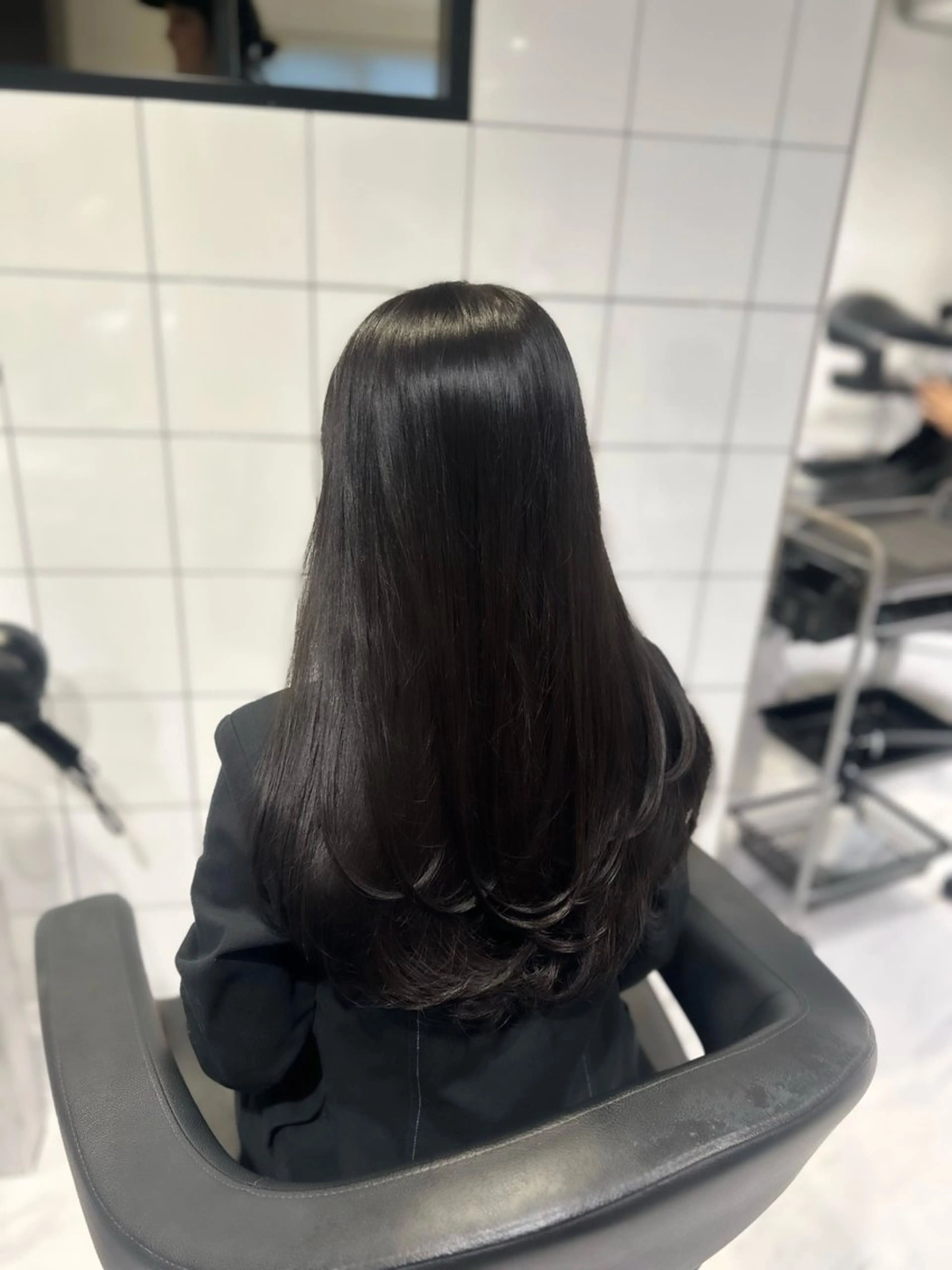 ロング カラー ヘアカラー トリートメント 表参道/透明感カラー /暗髪/ジュキヤのヘアスタイル