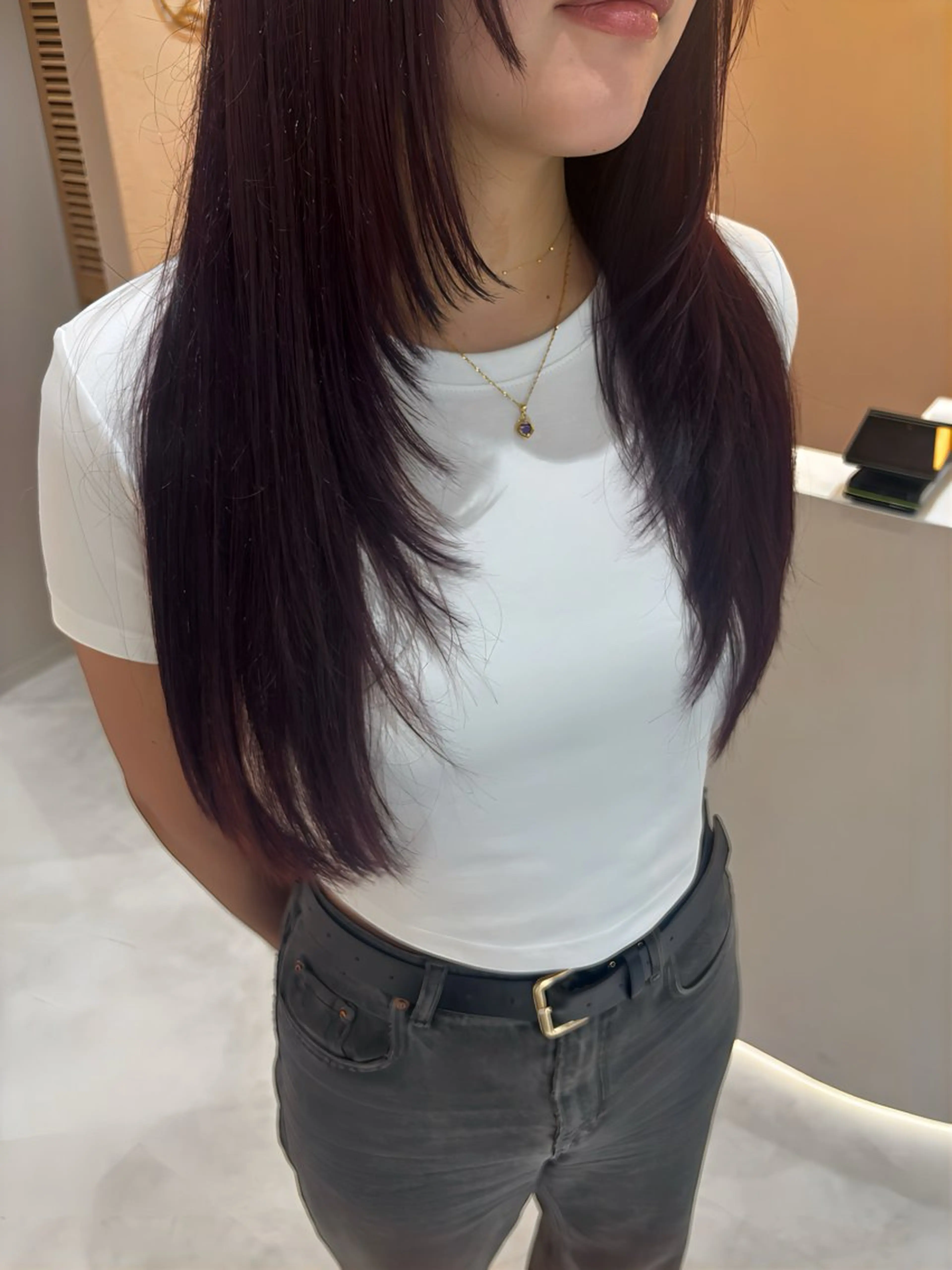 ロング カット 韓国レイヤーカット/ 🩶HARUKA🩶のヘアスタイル