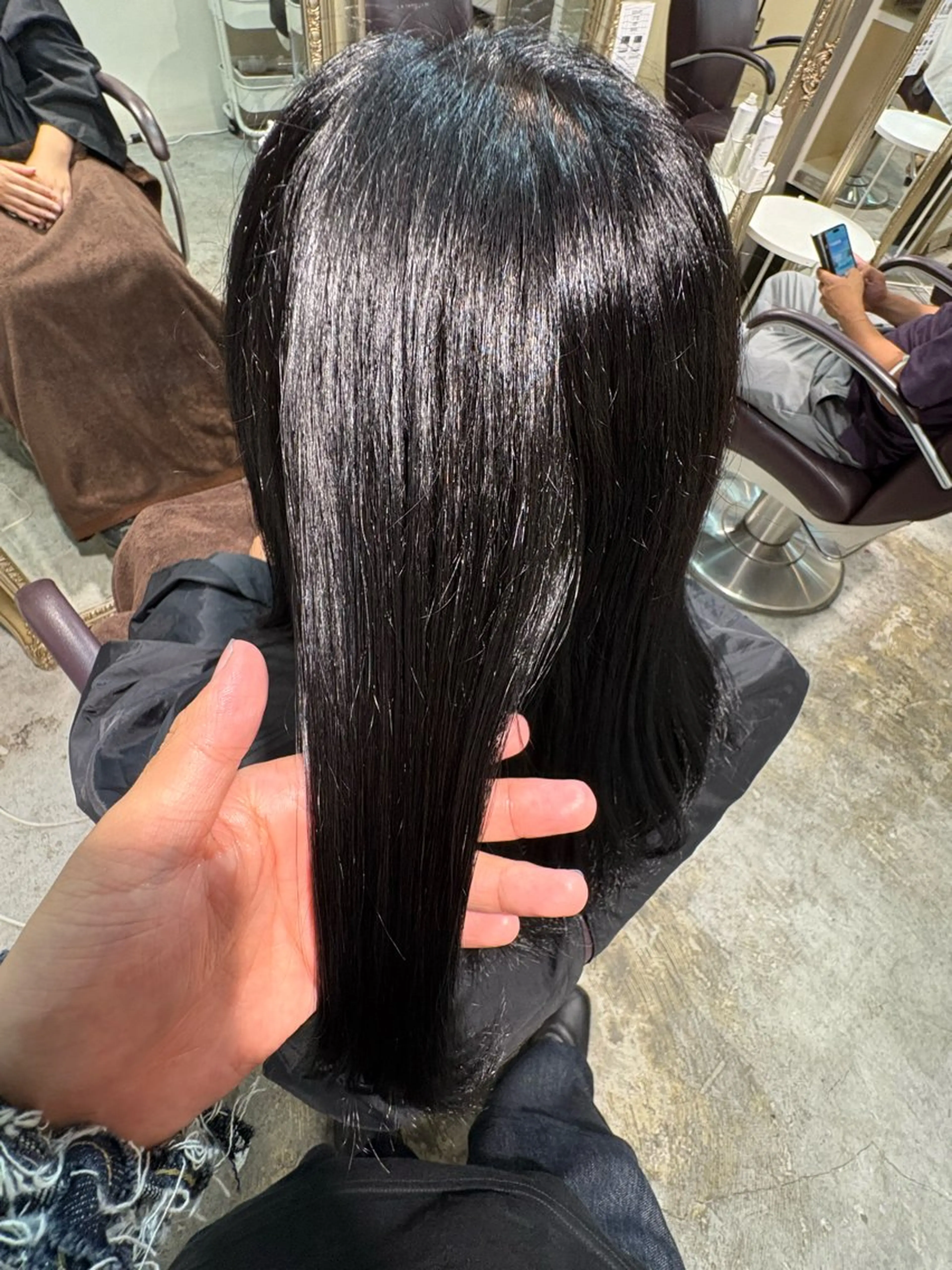 セミロング カラー 暖色カラー/艶カラー mitsuki🌴のヘアスタイル