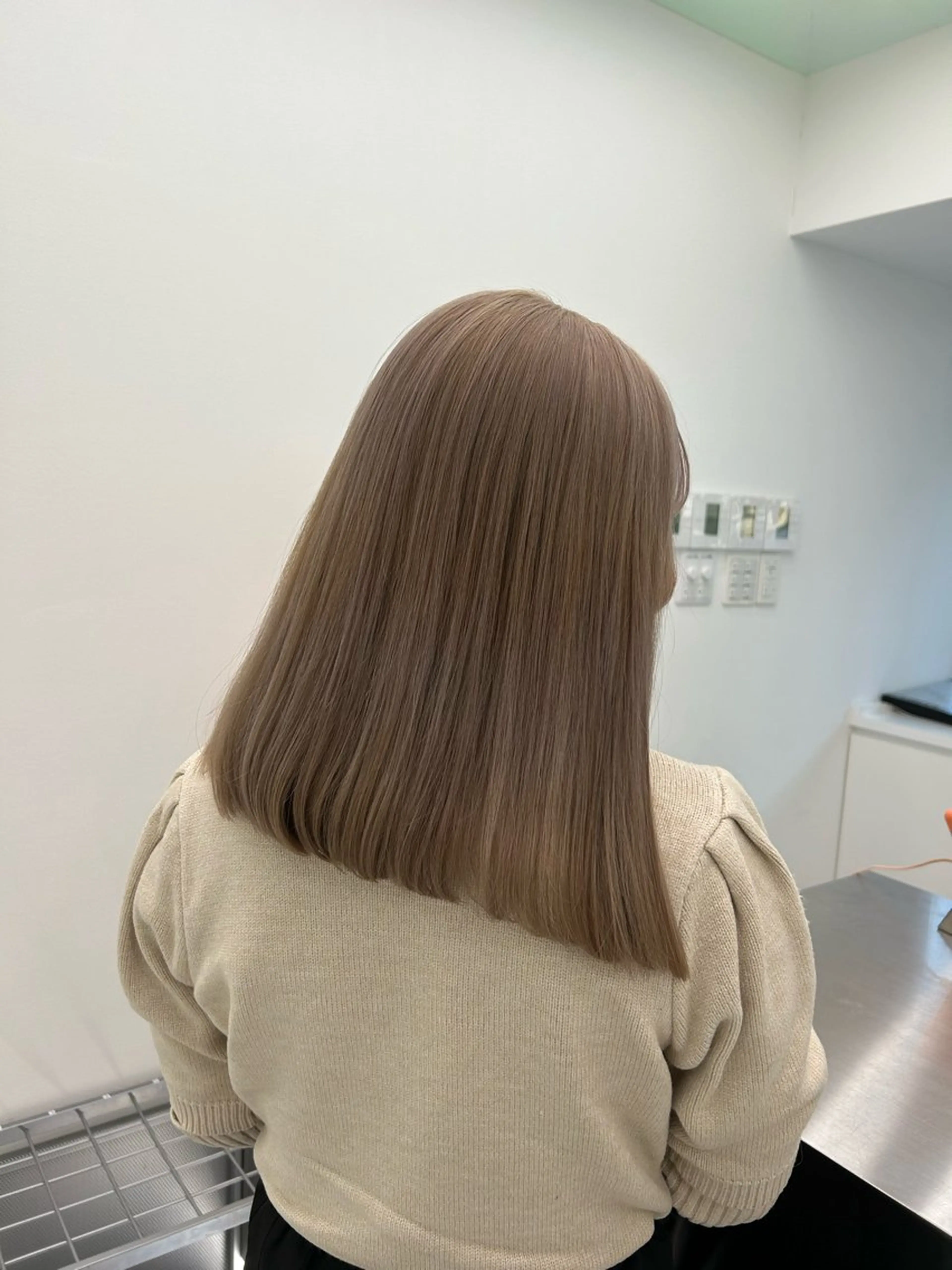 カラー ヘアカラー 透ける透明感カラー 🤍anju🎀のヘアスタイル