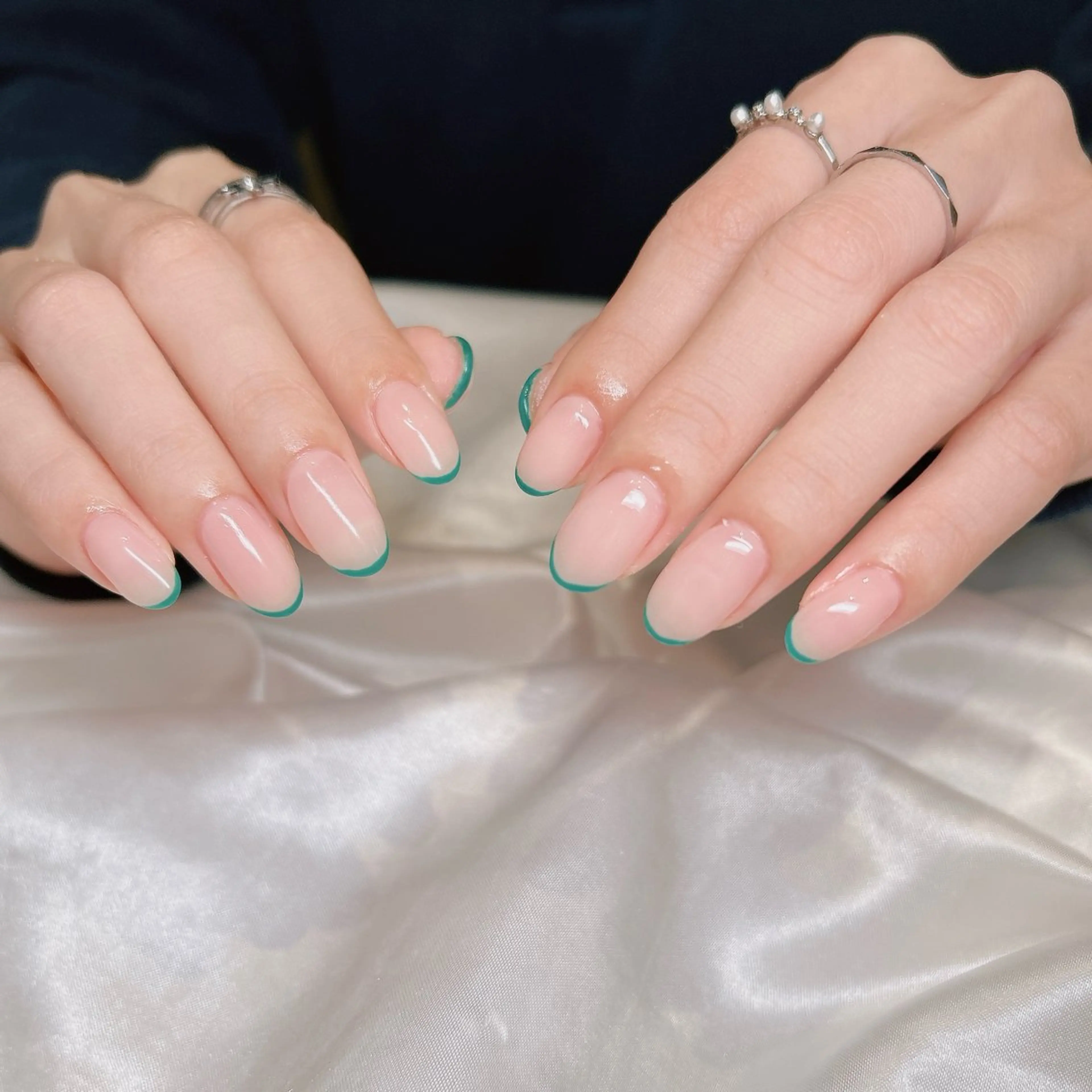 ネイル シンプルネイル ハンドネイル junna のぞいてねのネイルデザイン