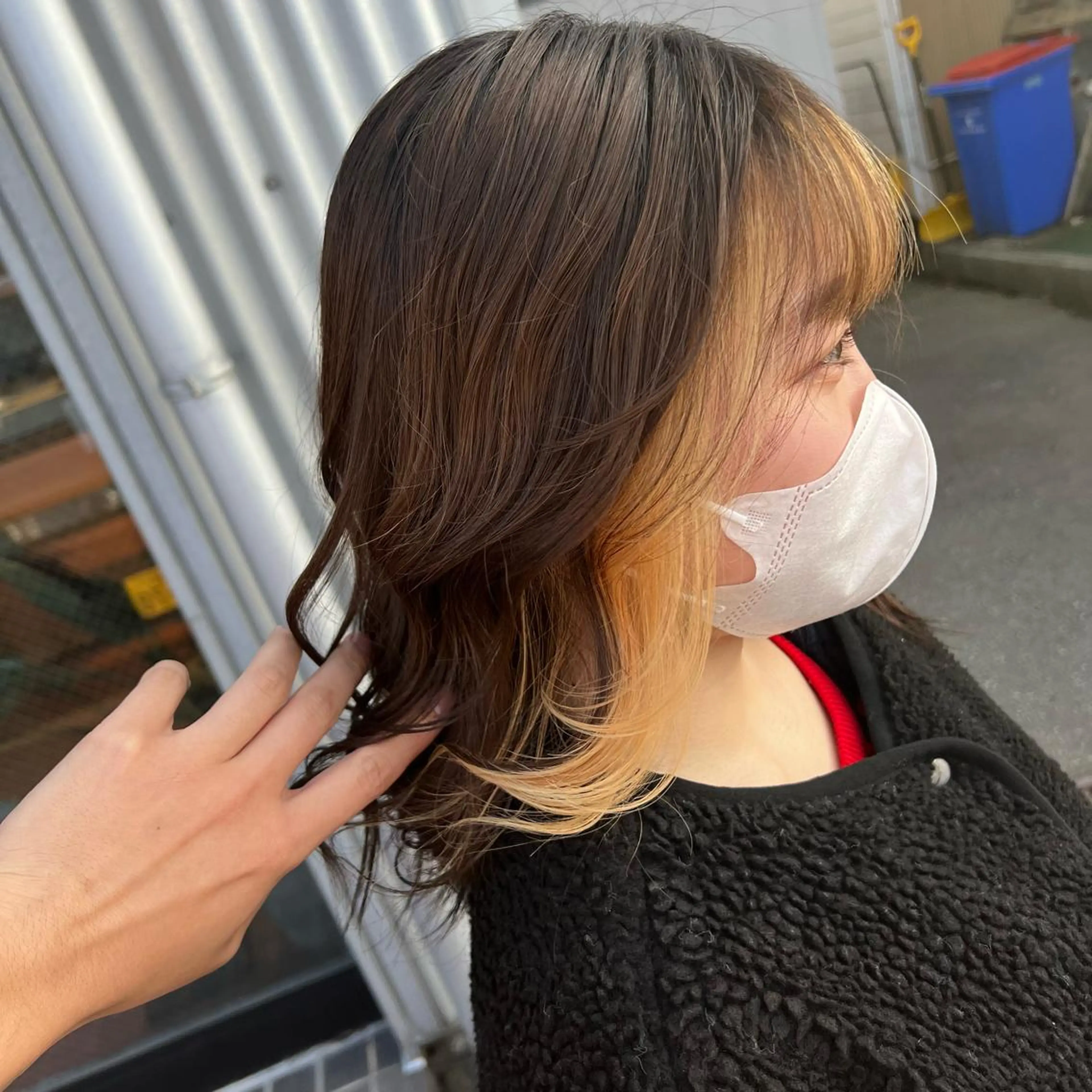 ミディアム カラー newi TATSUのヘアスタイル