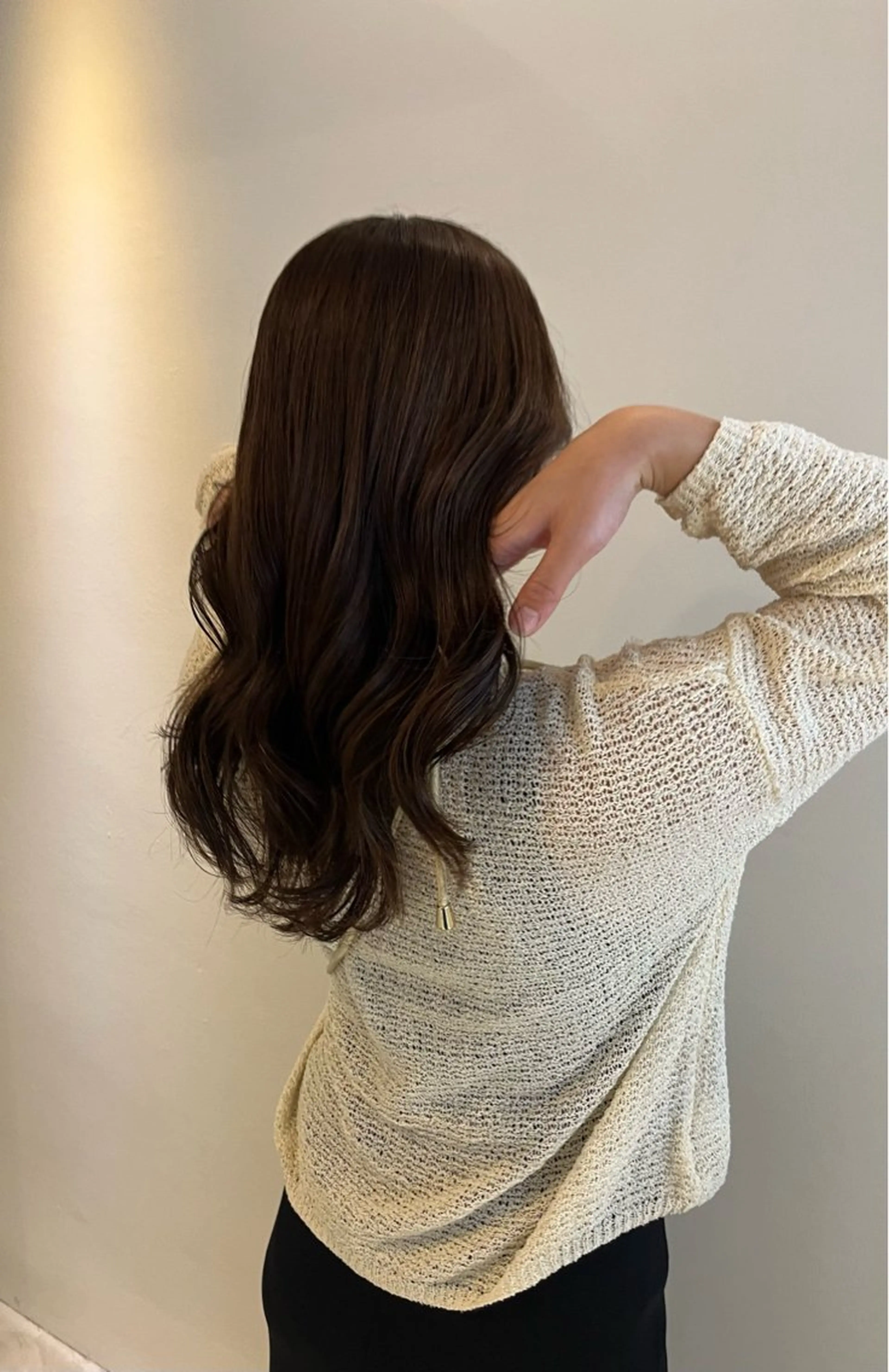 ロング ALLYS 渋谷店所属・最高級の艶のある カラーmei🎨のヘアスタイル