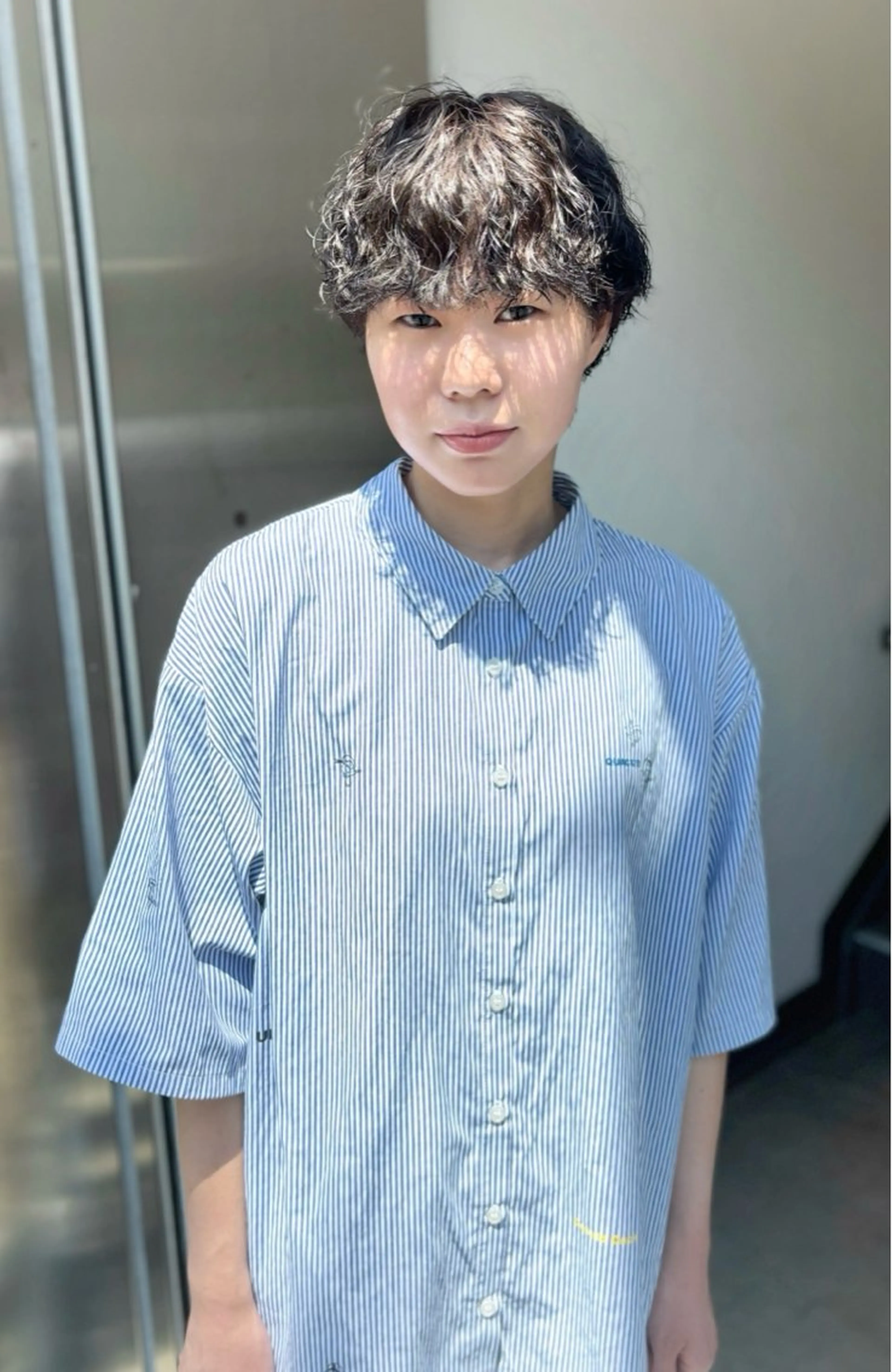 ショート パーマ ショートヘア デザインパーマ 藤田和樹のヘアスタイル