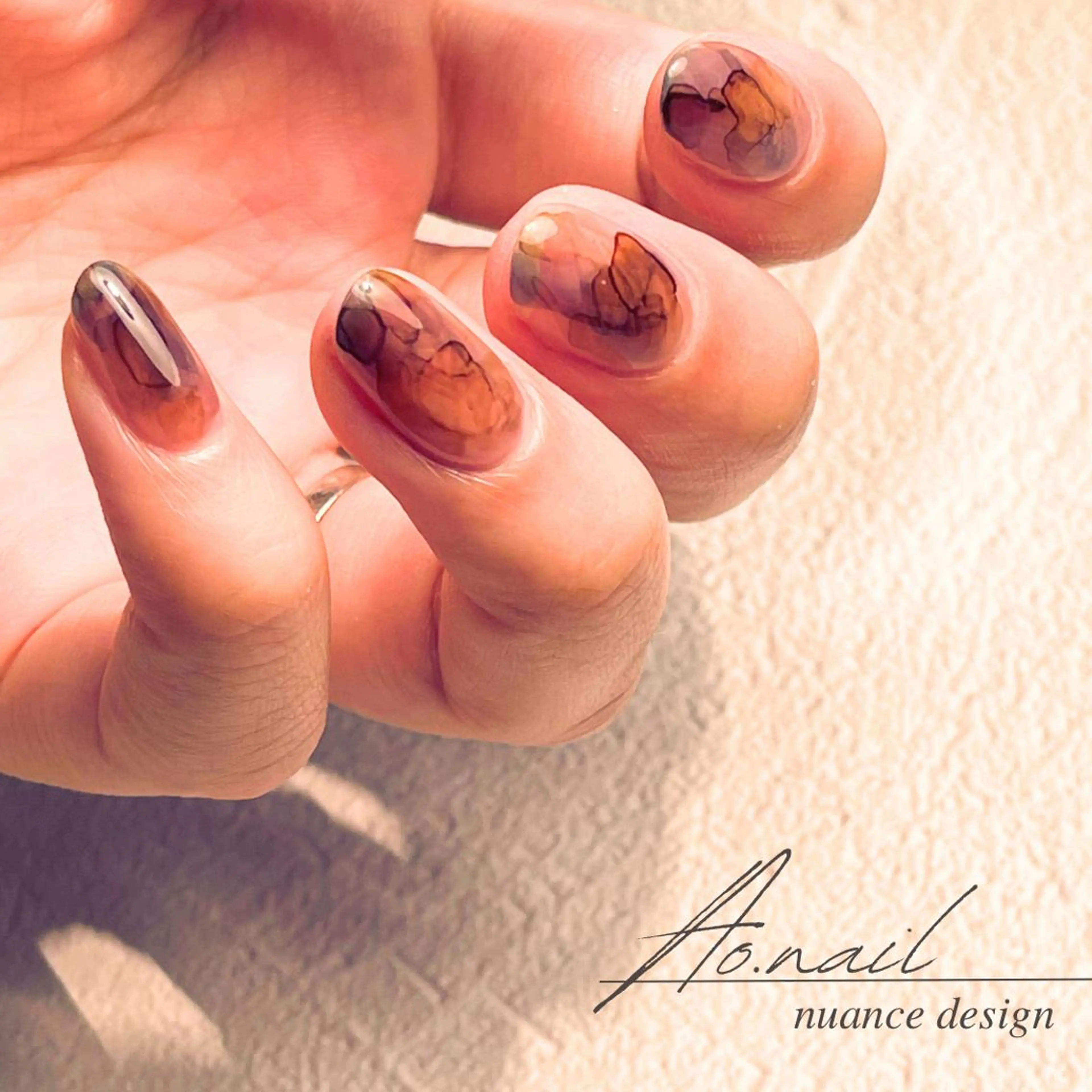 ネイル ニュアンスネイル Ao. Nailのネイルデザイン