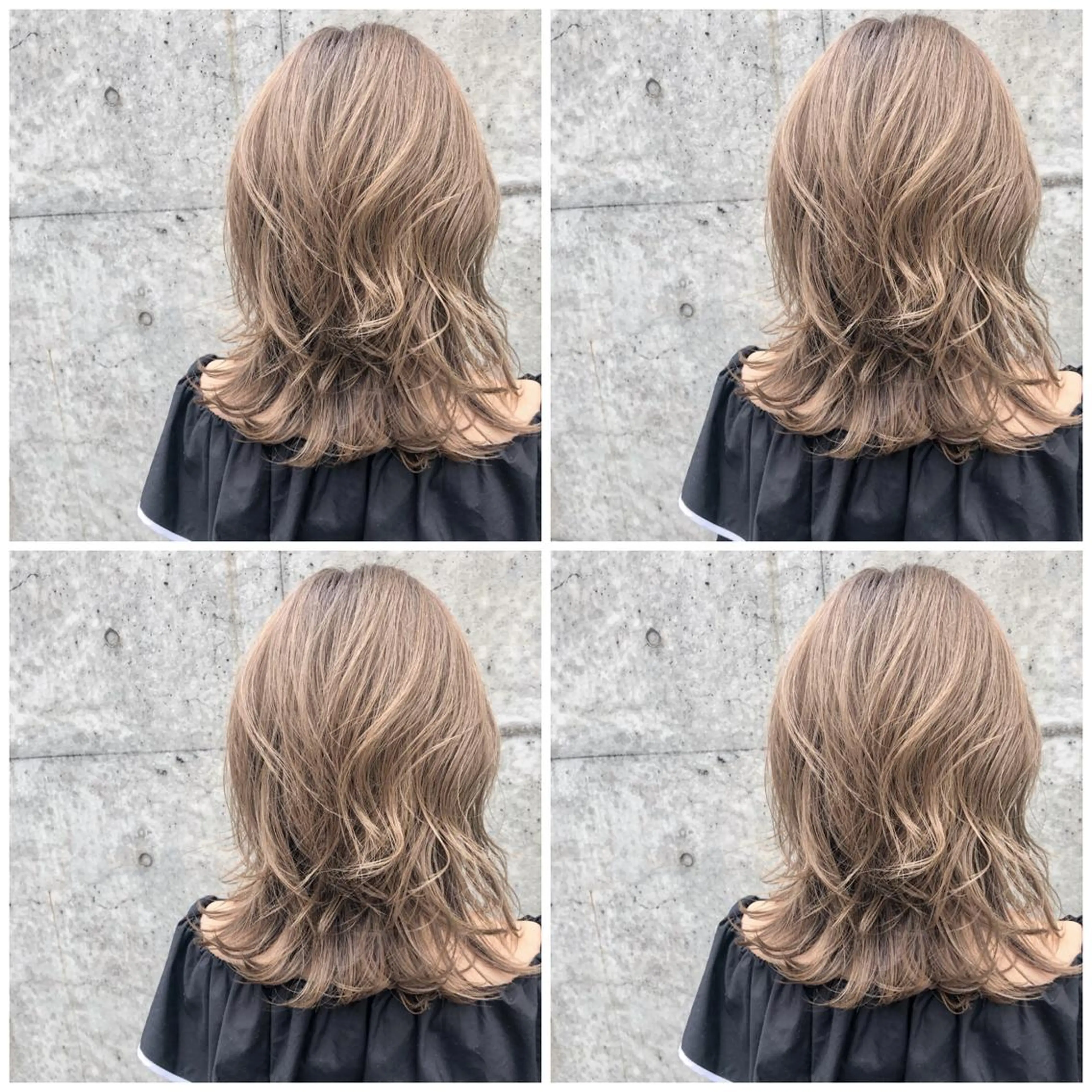セミロング カラー パーマ ヘアアレンジ メンズ キッズ ネイル マツエク・マツパ メンズブリーチ メンズハイライト 学生（メンズ向け） アッシュ ベージュカラー レイヤー／顔周り 韓国ヘア森田和貴のヘアスタイル