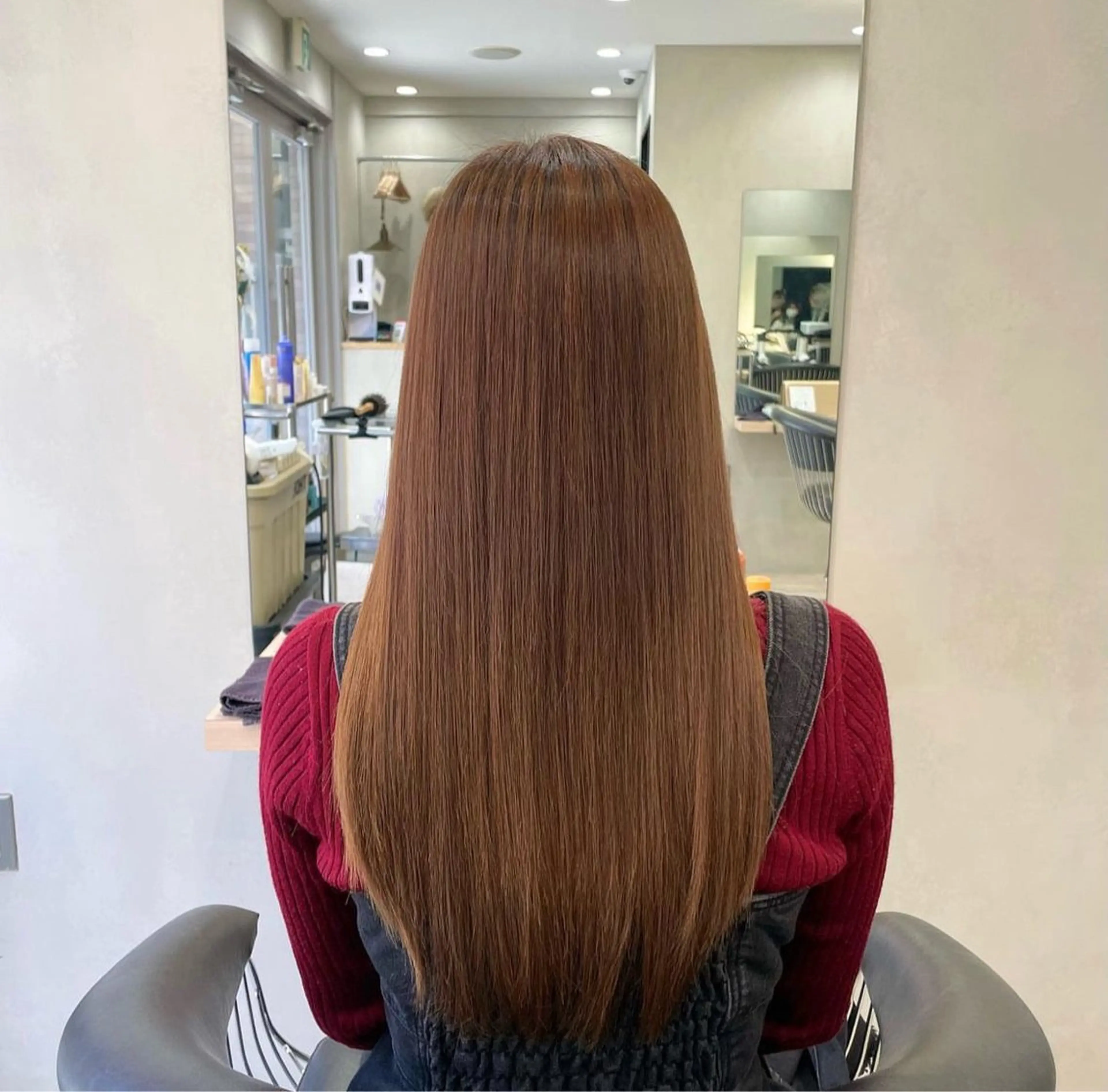 ロング 縮毛矯正 Aoneエーワン青山店所属・縮毛矯正専門店 Aoneエーワンのヘアスタイル