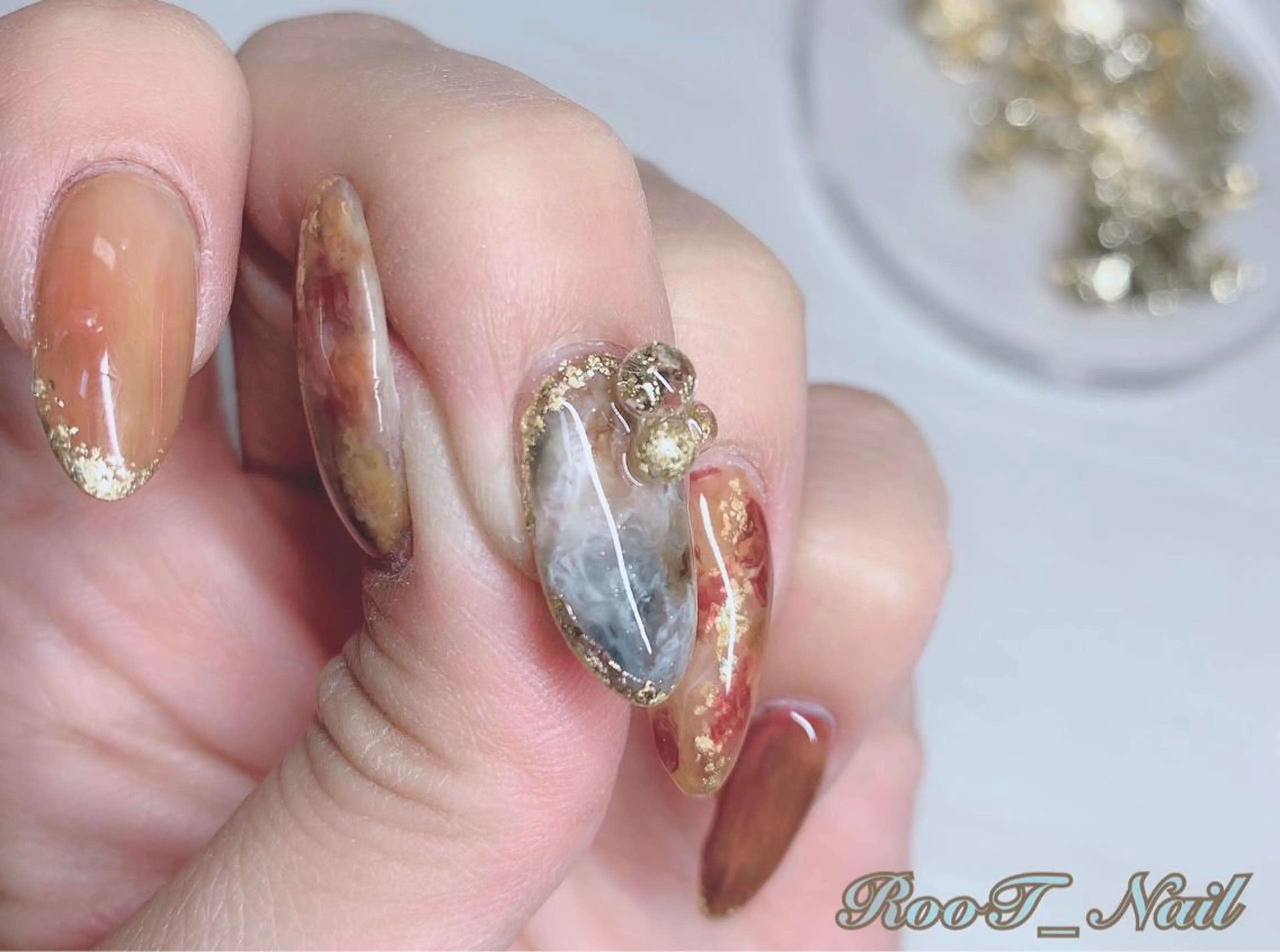 メンズ ネイル ハンドネイル RooT Nailのネイルデザイン