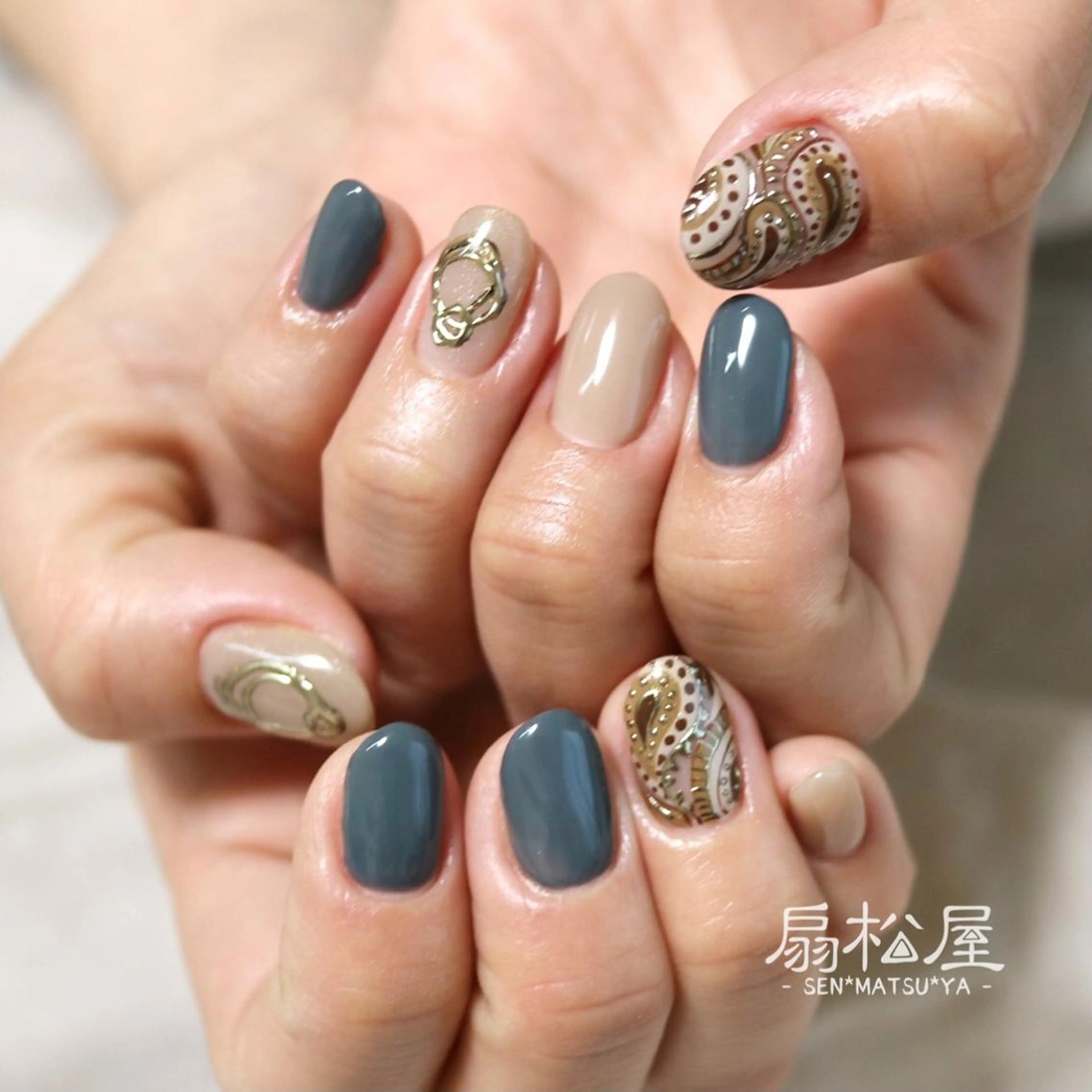 ネイル 扇松屋 marie.nのネイルデザイン