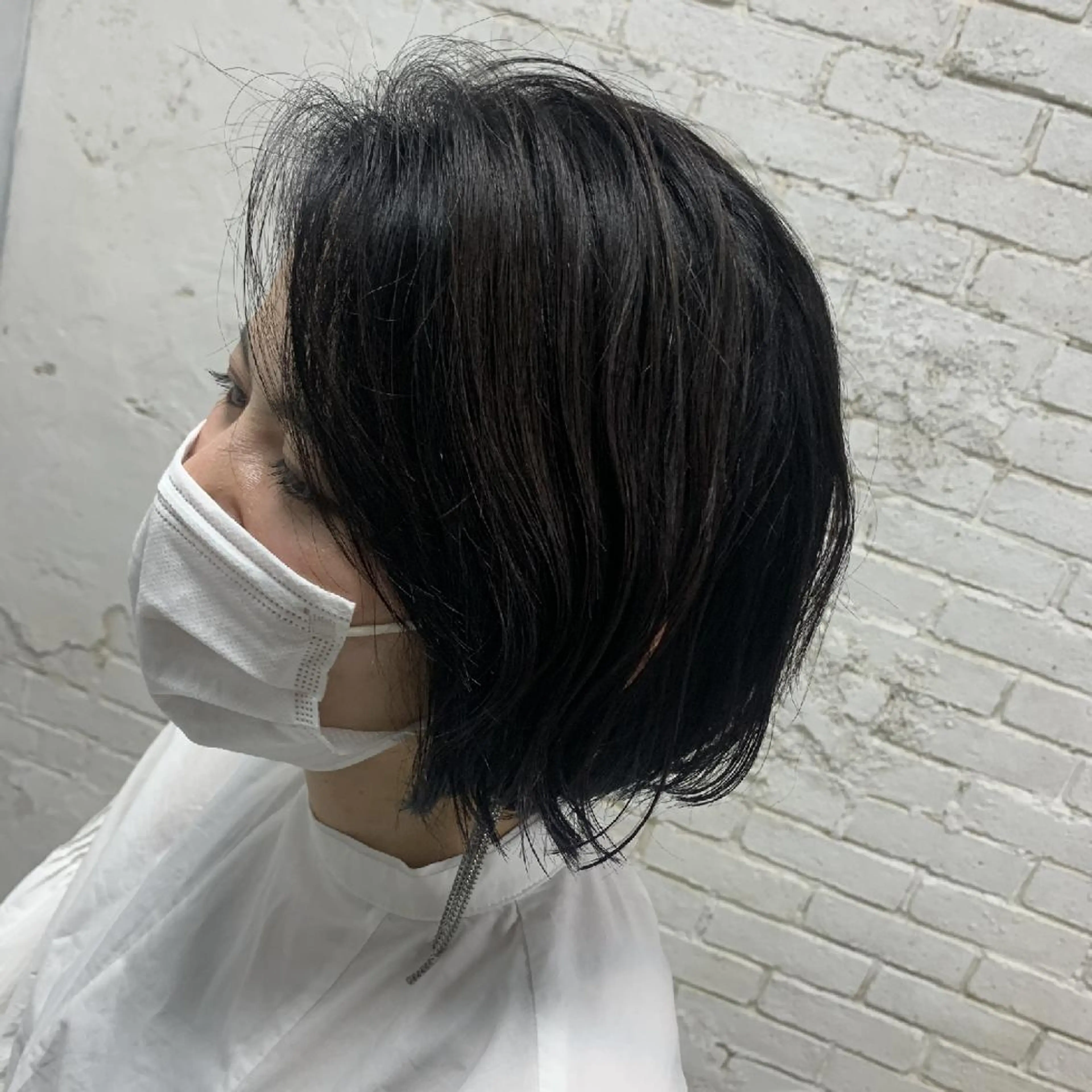 ショート カラー ショートヘア nameless髪質 改善ブリーチ心斎橋のヘアスタイル