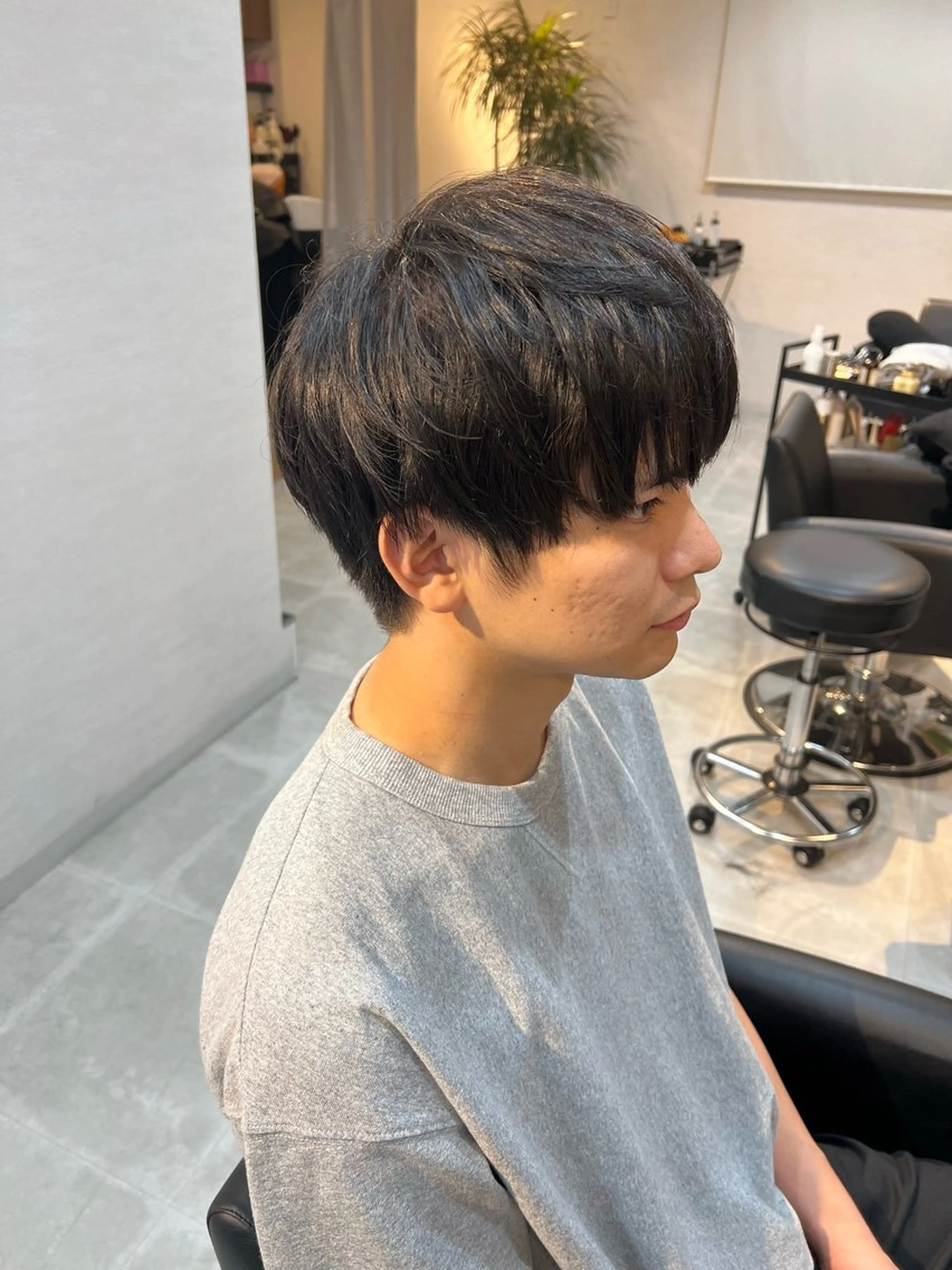 メンズ マッシュ ツーブロック 刈り上げ hair salon  N所属・透明感カラー/艶髪 🌷ちばなお🌷のヘアスタイル