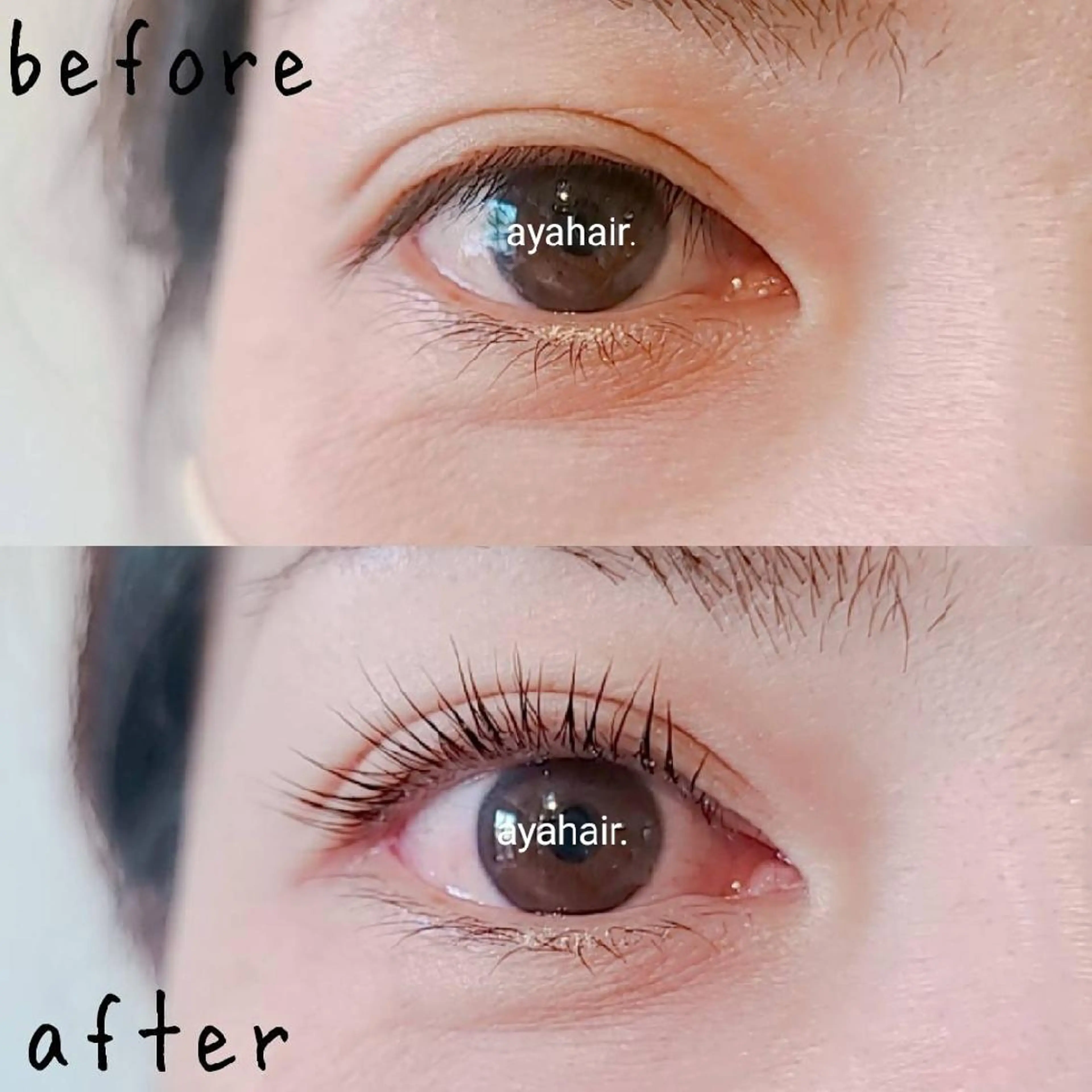 マツエク・マツパ ayahair. 彩のマツエク・マツパデザイン