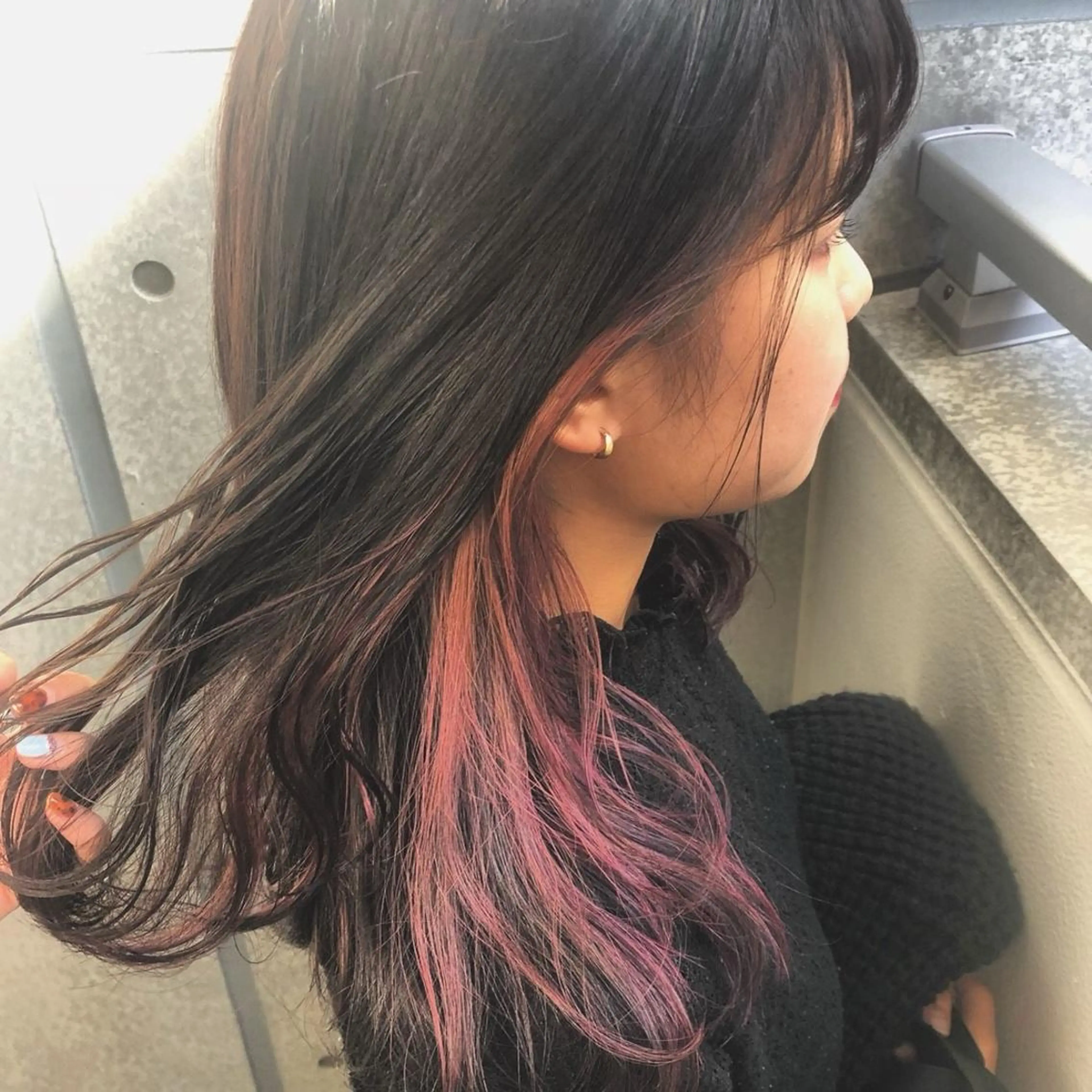 ミディアム カラー マツエク・マツパ 横浜Bob美容師🤎 ERINAのヘアスタイル