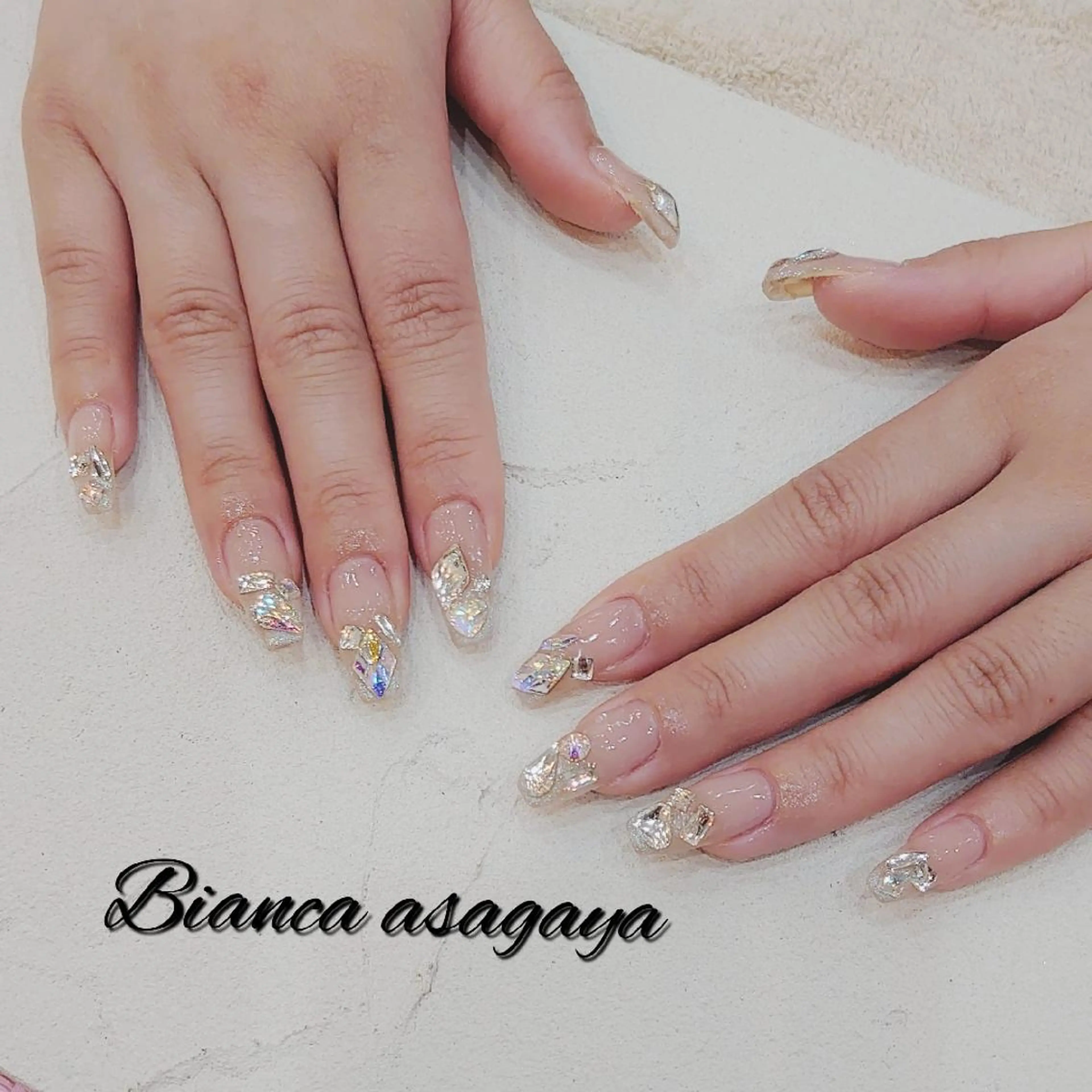 ネイル アートネイル フレンチネイル ジェルネイル 韓国ネイル ミラーネイル ハンドネイル Bianca TANAKAのネイルデザイン