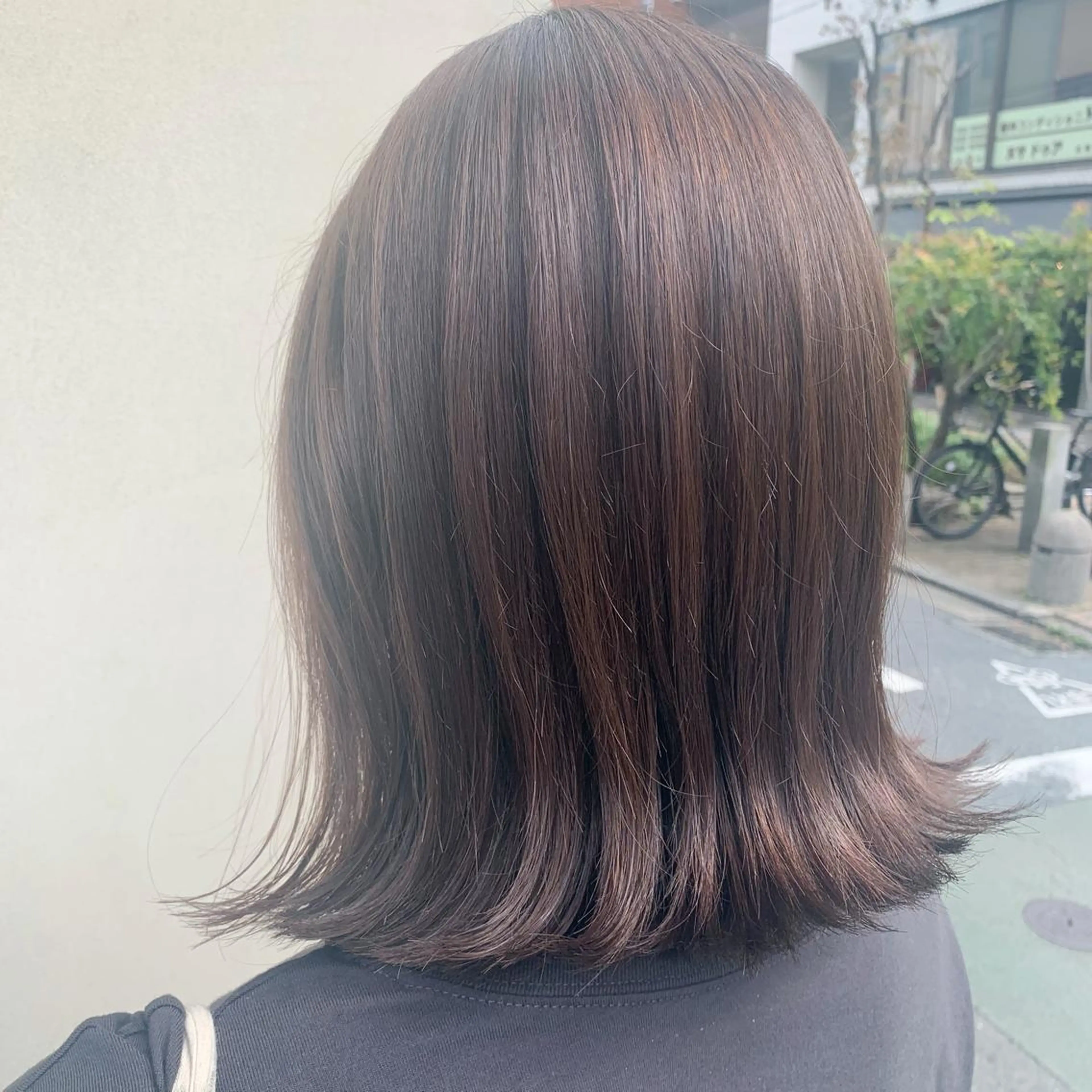 ミディアム ボブ/美髪矯正 /佐藤　奈巳のヘアスタイル