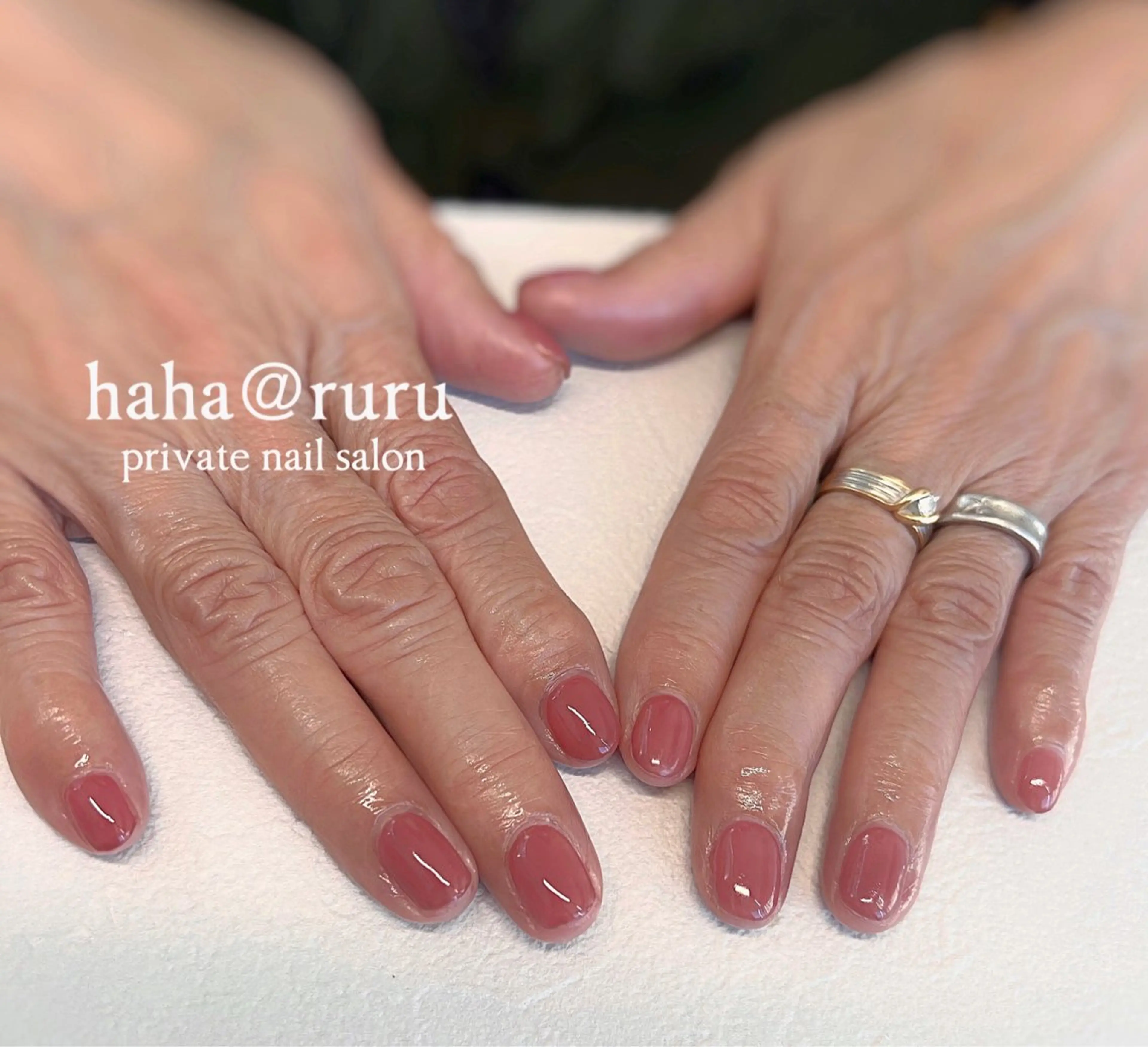 ネイル ワンカラーネイル haha@ ruruのネイルデザイン