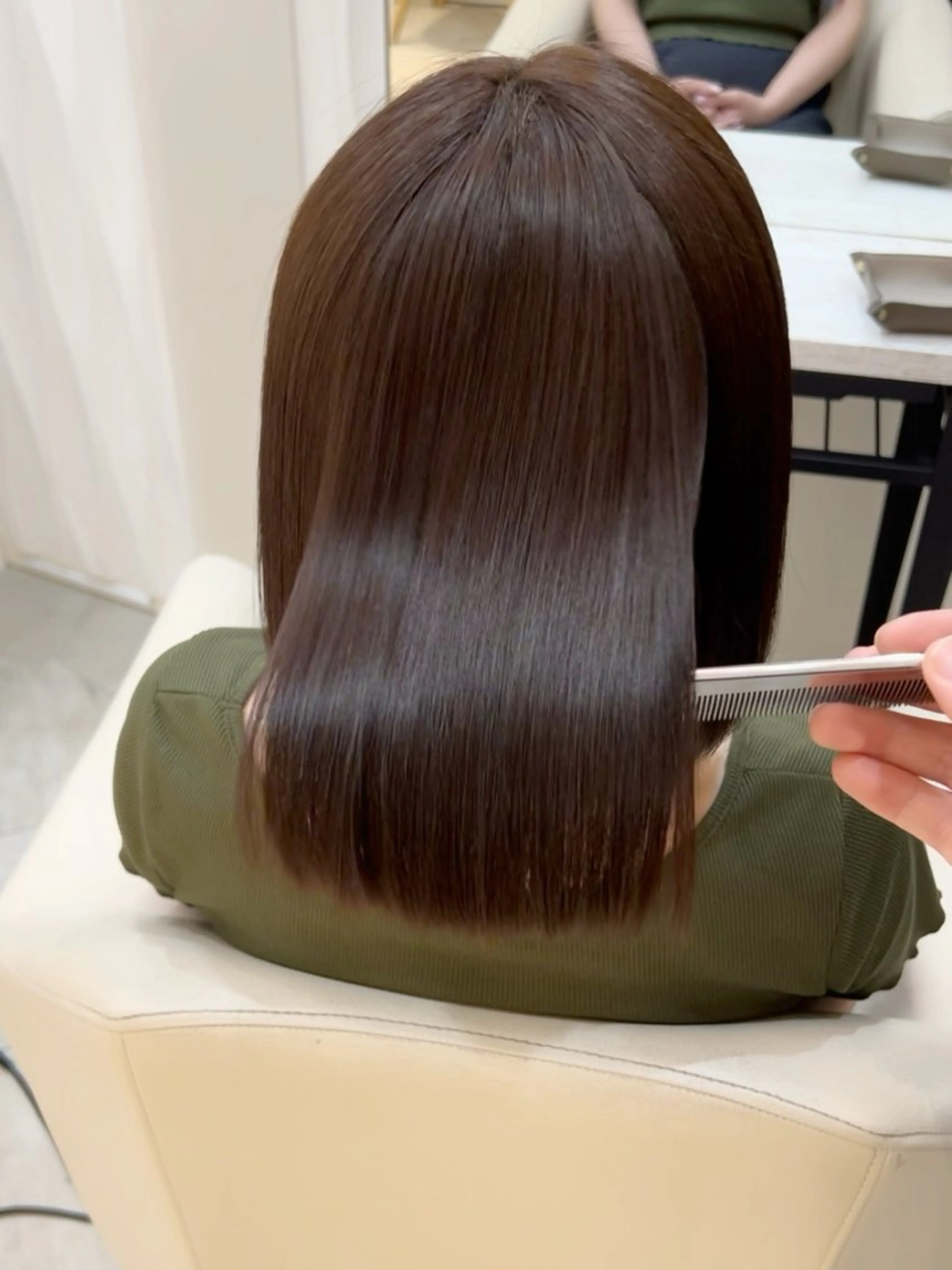 ショート パーマ 縮毛矯正 トリートメント 🌈髪質改善特化🌈 縮毛矯正/原口純平のヘアスタイル