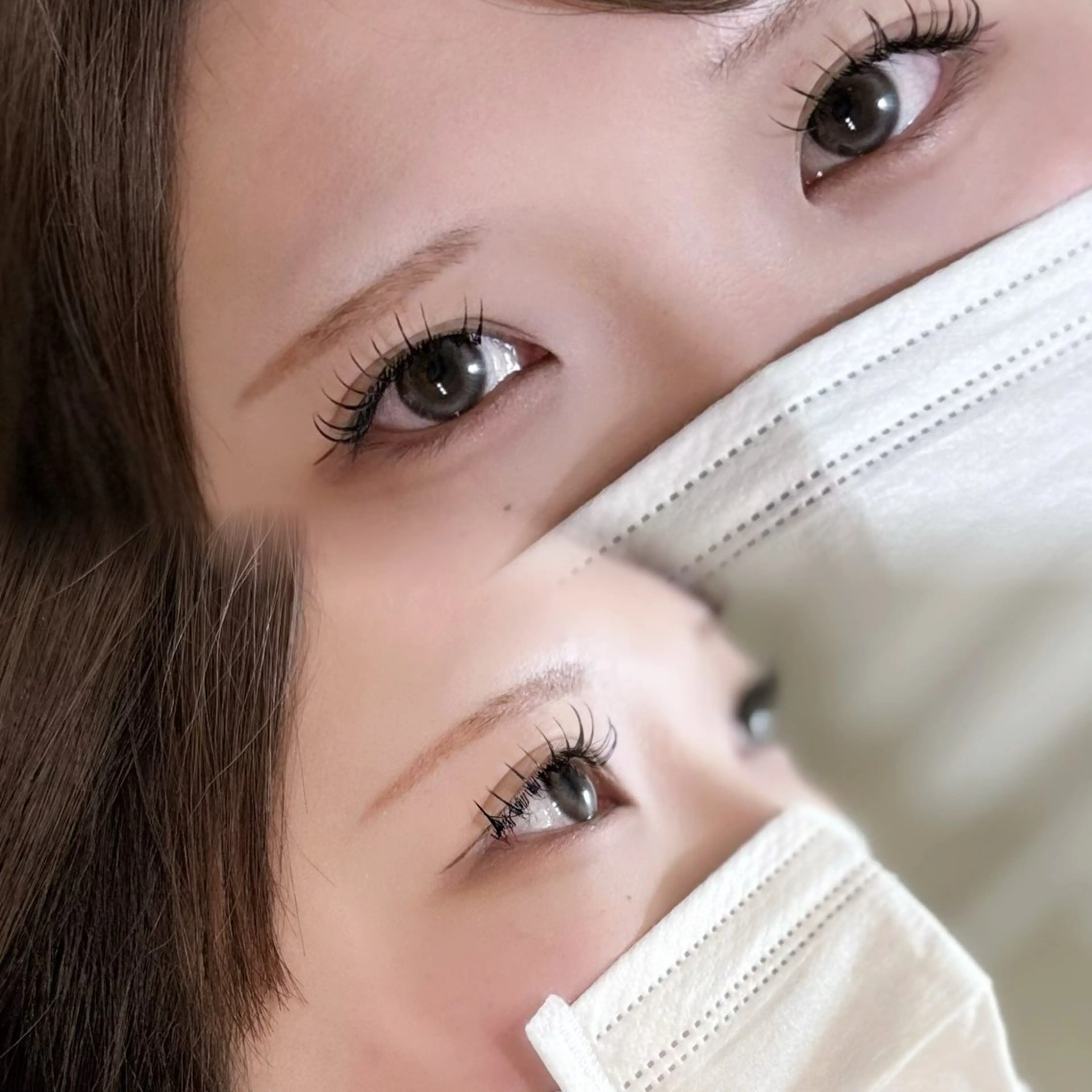 マツエク・マツパ Dカール 一重×まつ毛パーマ マツエク mer【メル】 カナヅカのマツエク・マツパデザイン