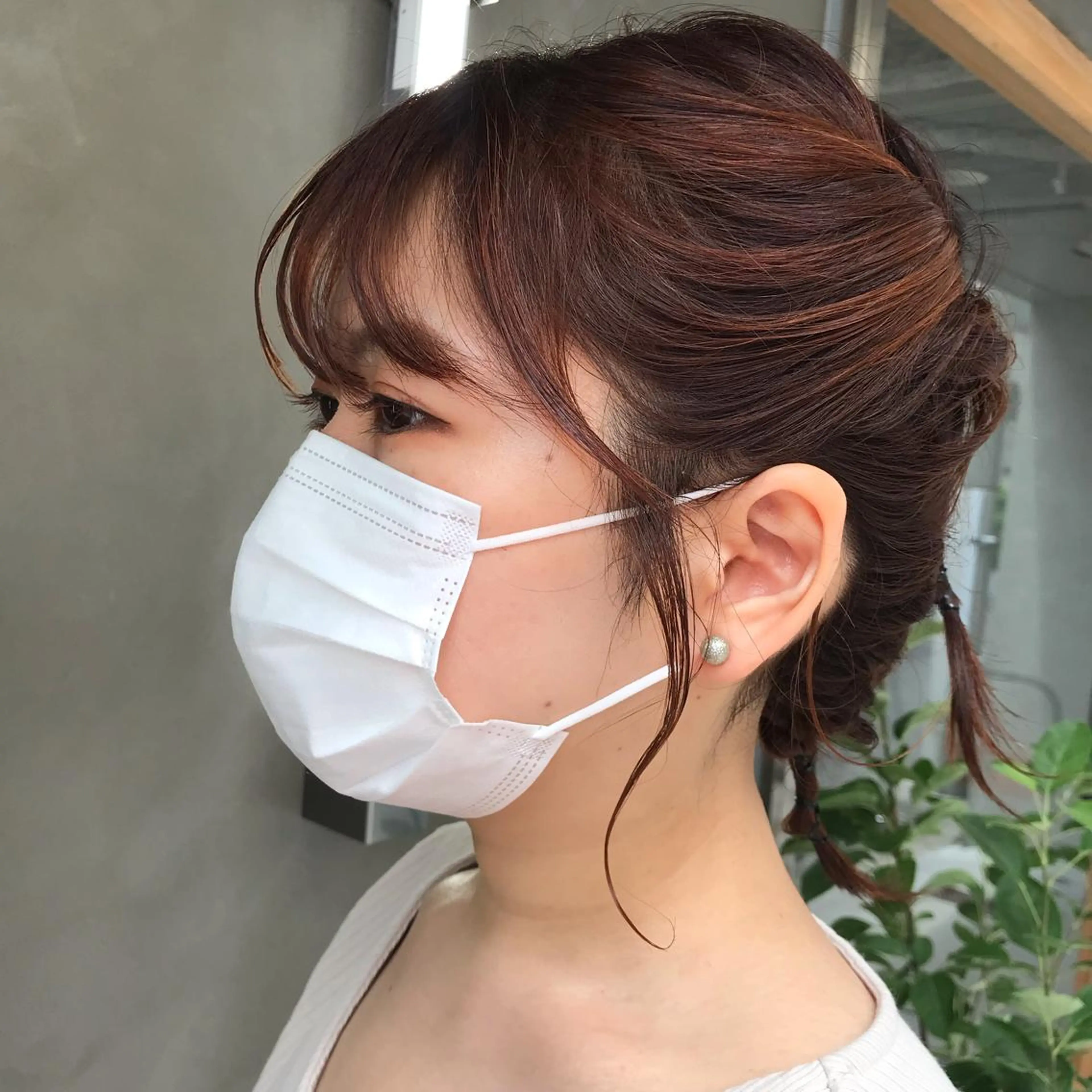 ミディアム カラー ヘアアレンジ ハイライトカラー ハイライト moi-meme.soe所属・タナカ リナのヘアスタイル