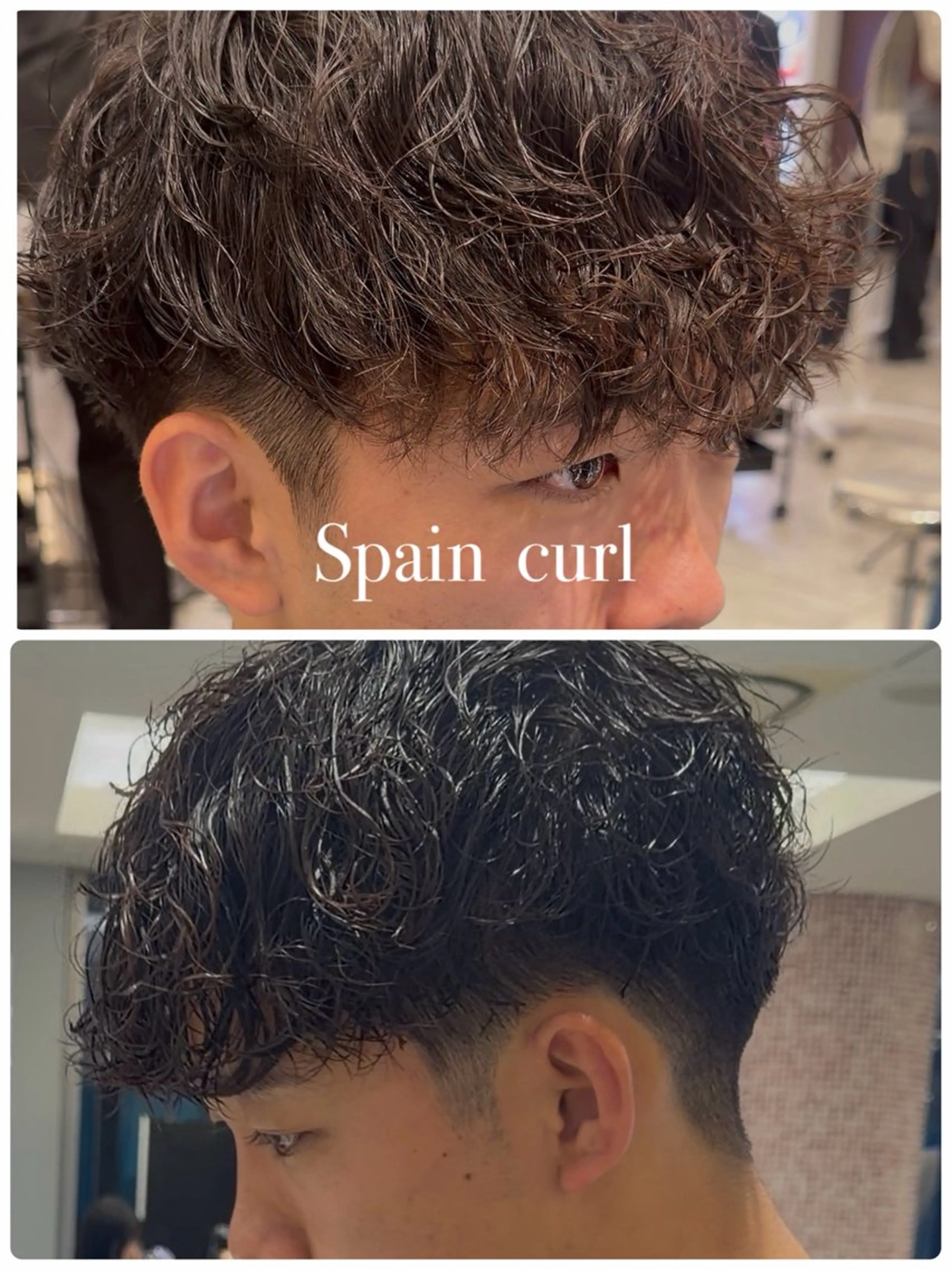 メンズ カット パーマ 🎸🎶シャドウ パーマ🎶🎸Renのヘアスタイル