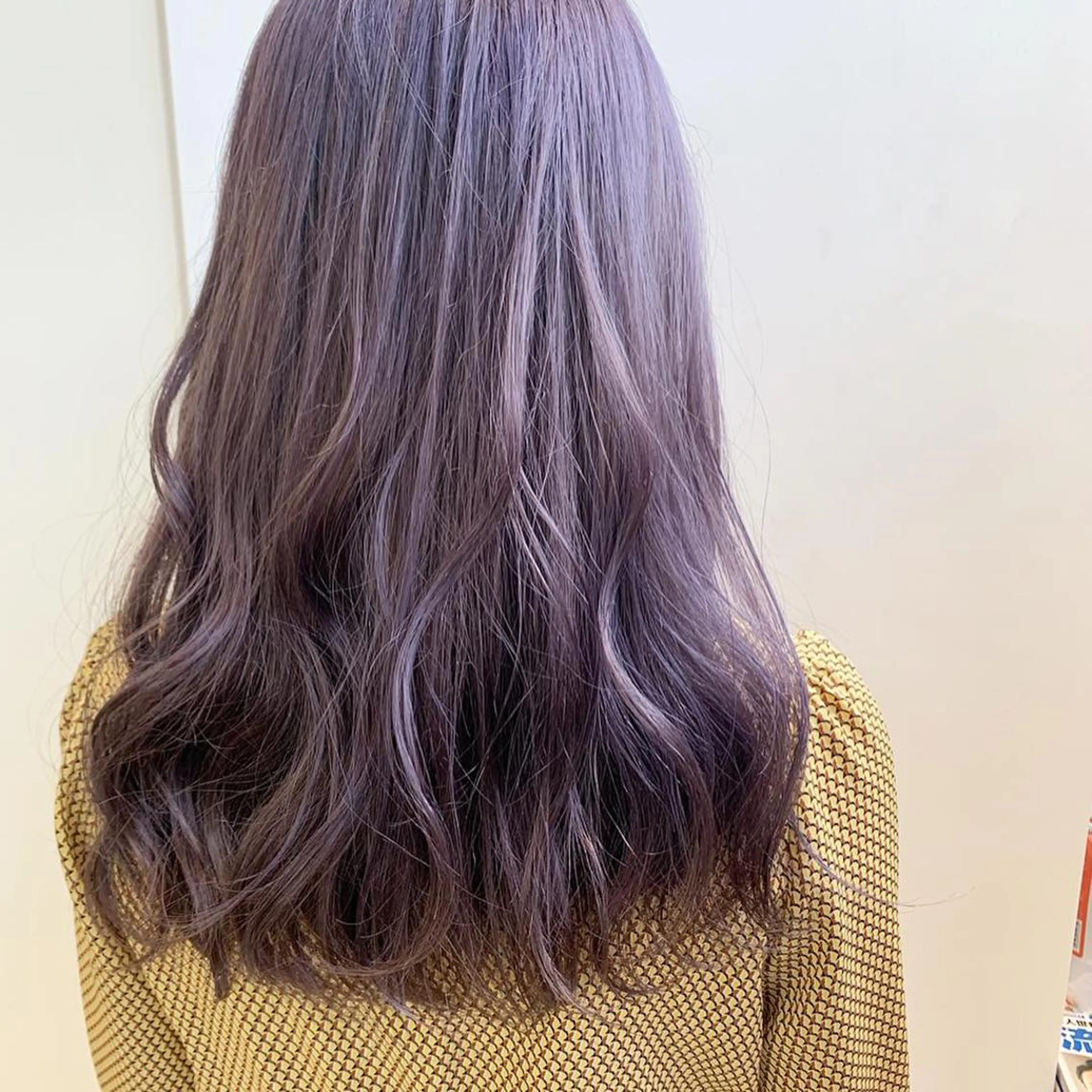 ロング カラー ブリーチ ケアブリーチ ラベンダーカラー トリートメント Le'a渋谷所属・インナーエクステ渋谷 🦋KAJIのヘアスタイル