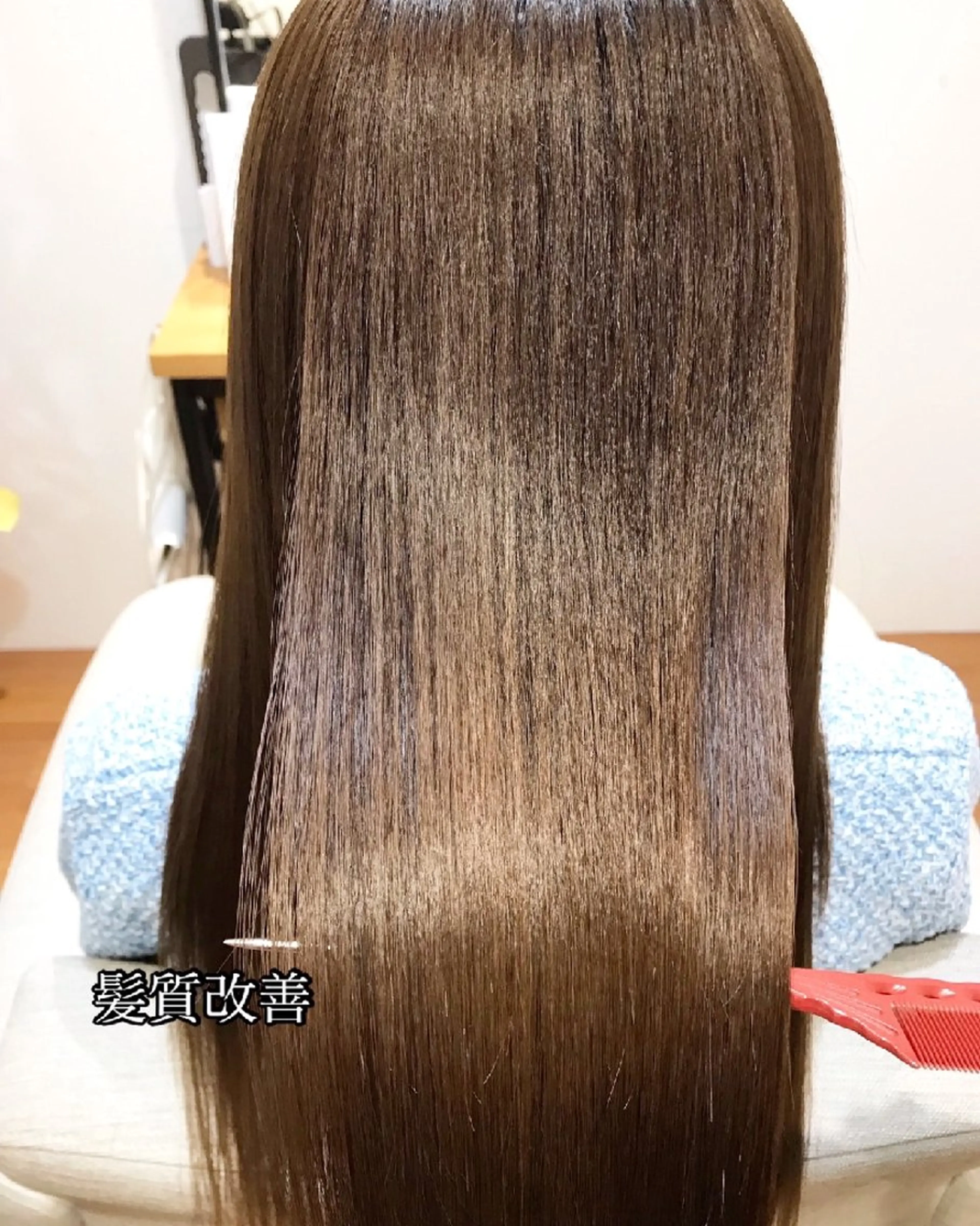 ロング 縮毛矯正 トリートメント 髪質改善Fee by carrefour 草加店所属・fee 草加 【髪質改善】のヘアスタイル