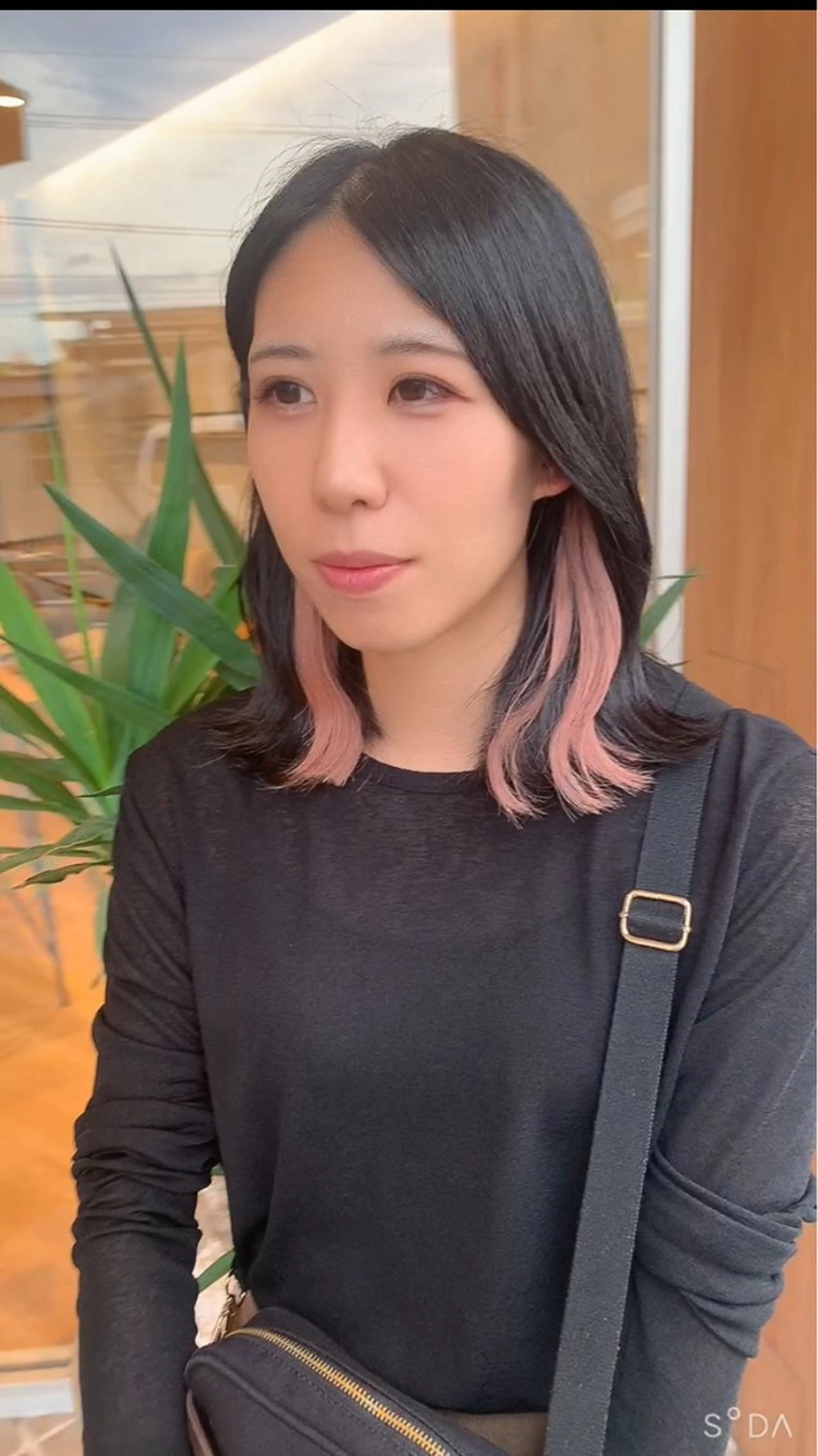 エクステカット+インナーカラーエクステの写真