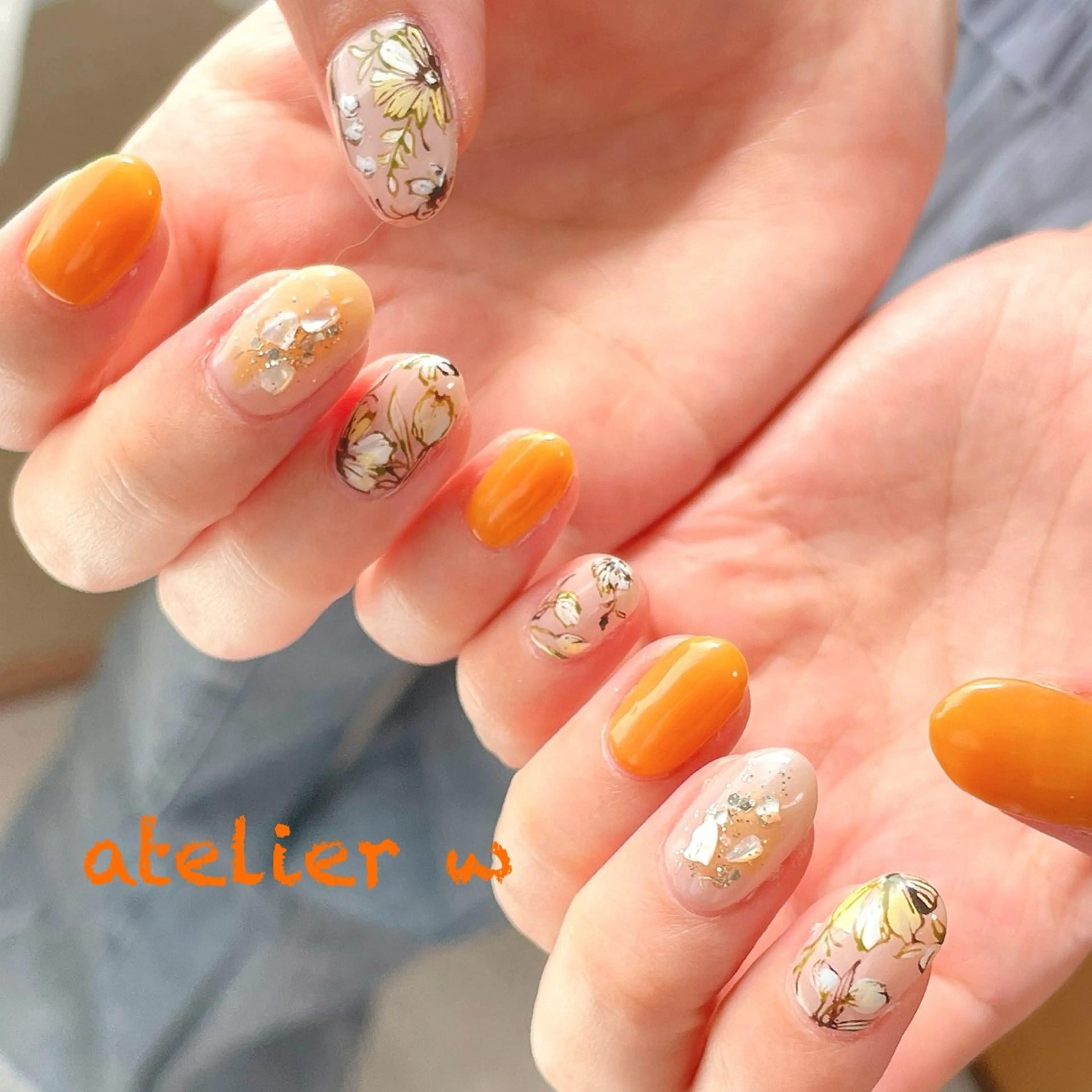 ネイル ハンドネイル atelier w/tetoro所属・高橋 わかなのネイルデザイン