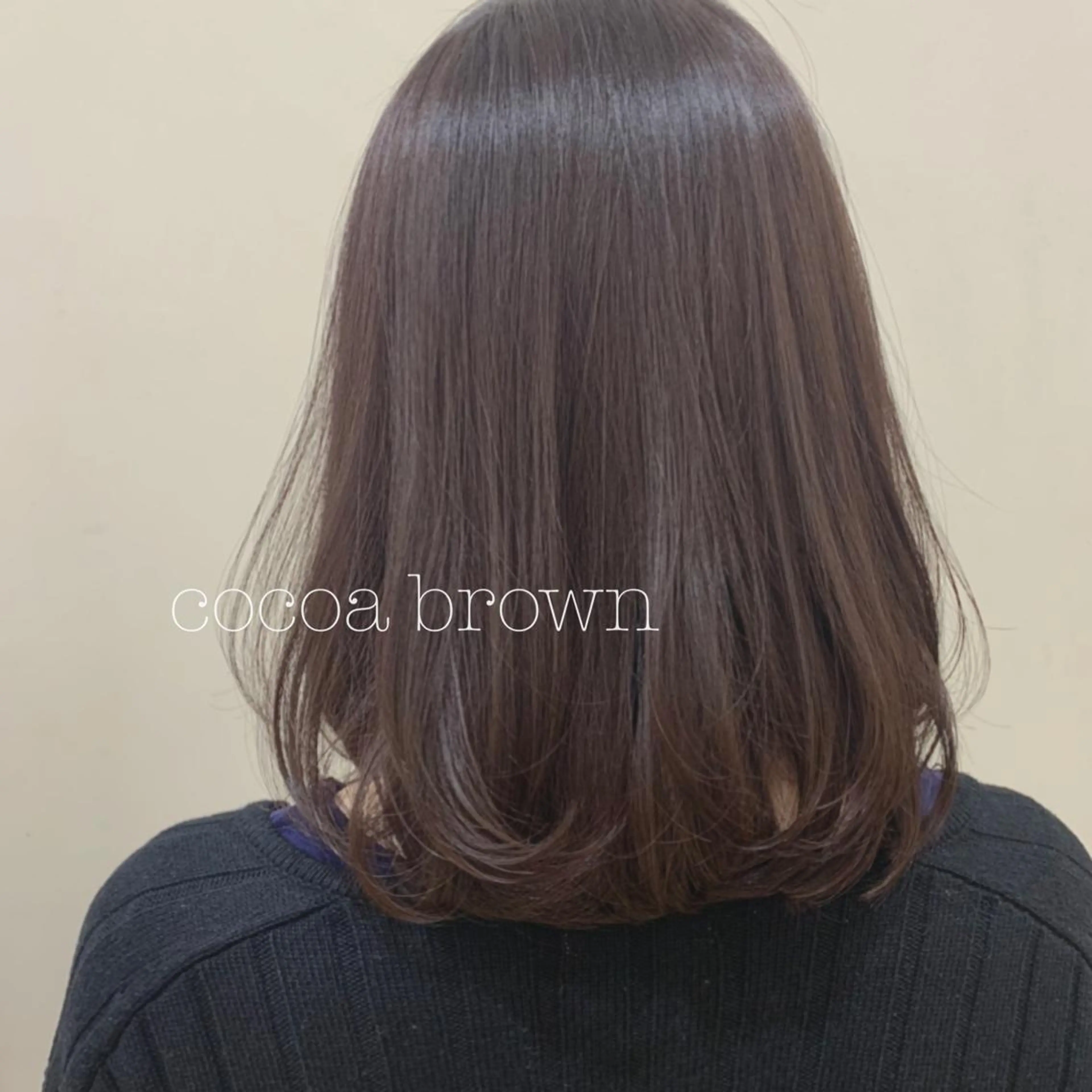 ミディアム カラー ぱつっとボブ/ 小野あかねのその他イメージ