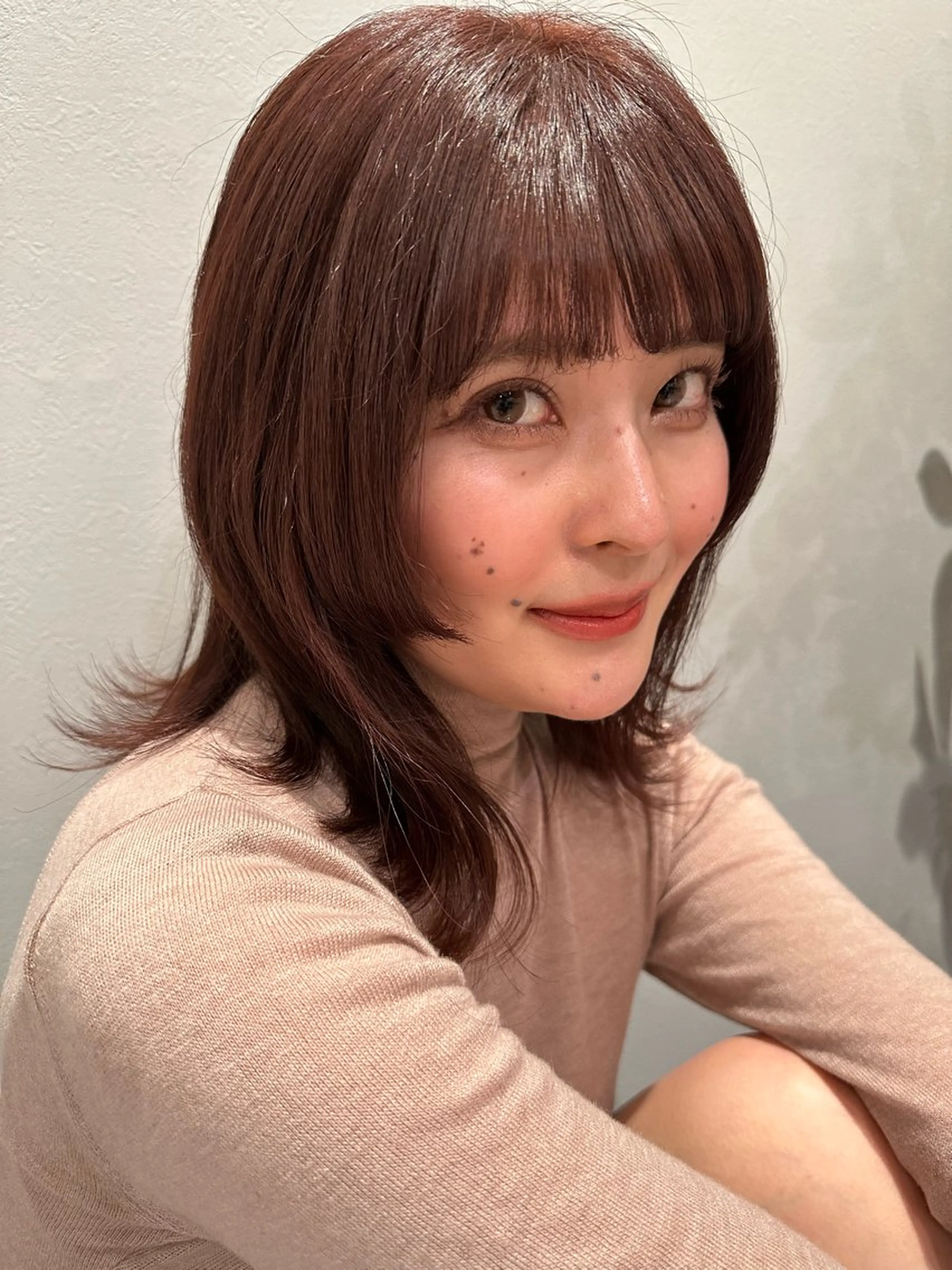 ミディアム GIEN 西宮ガーデンズプラス所属・中尾 碧斗のヘアスタイル