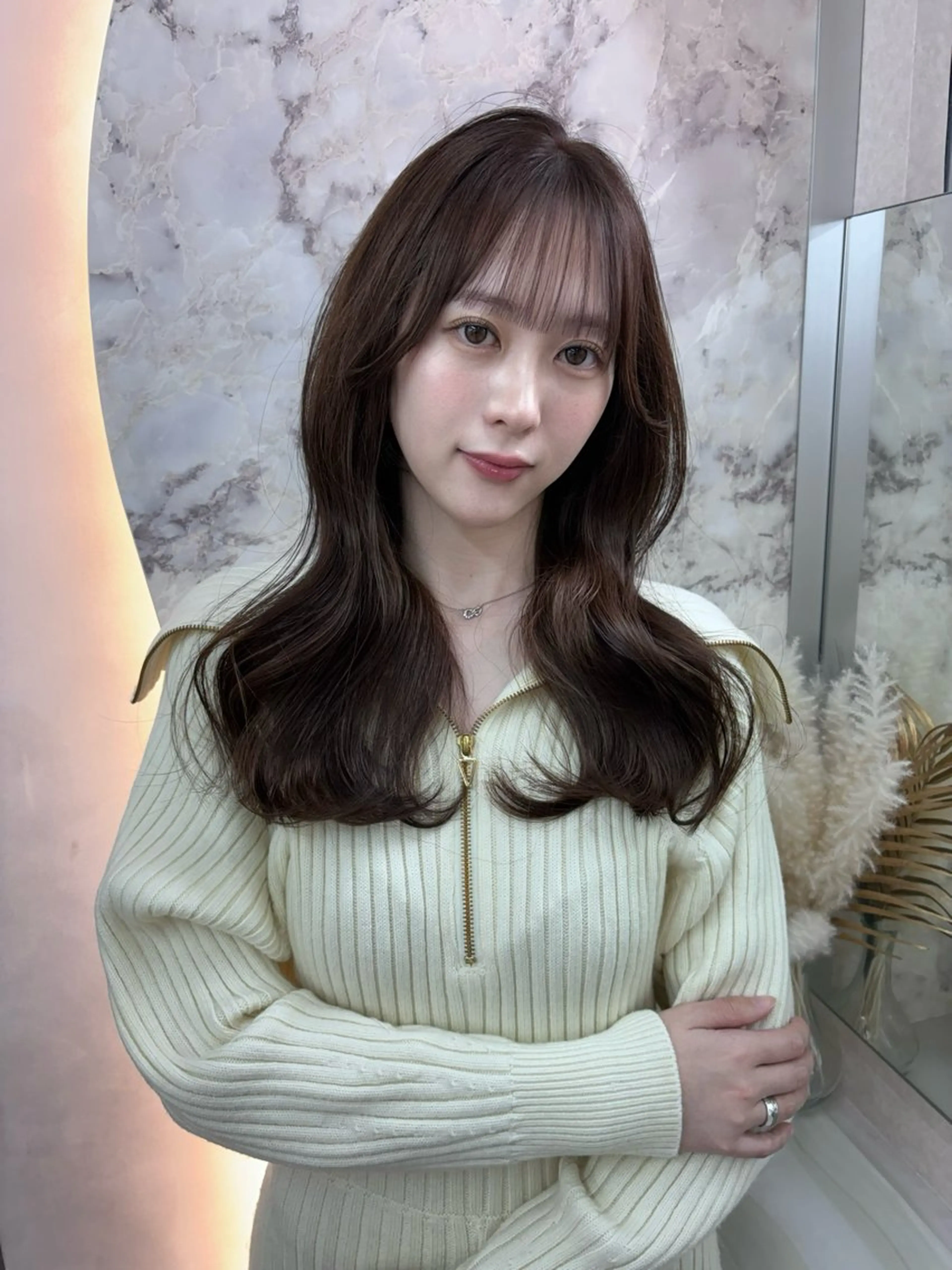 ロング ヘアカラー ️🫧中島遼香🫧 Ess🪽髪質改善のヘアスタイル