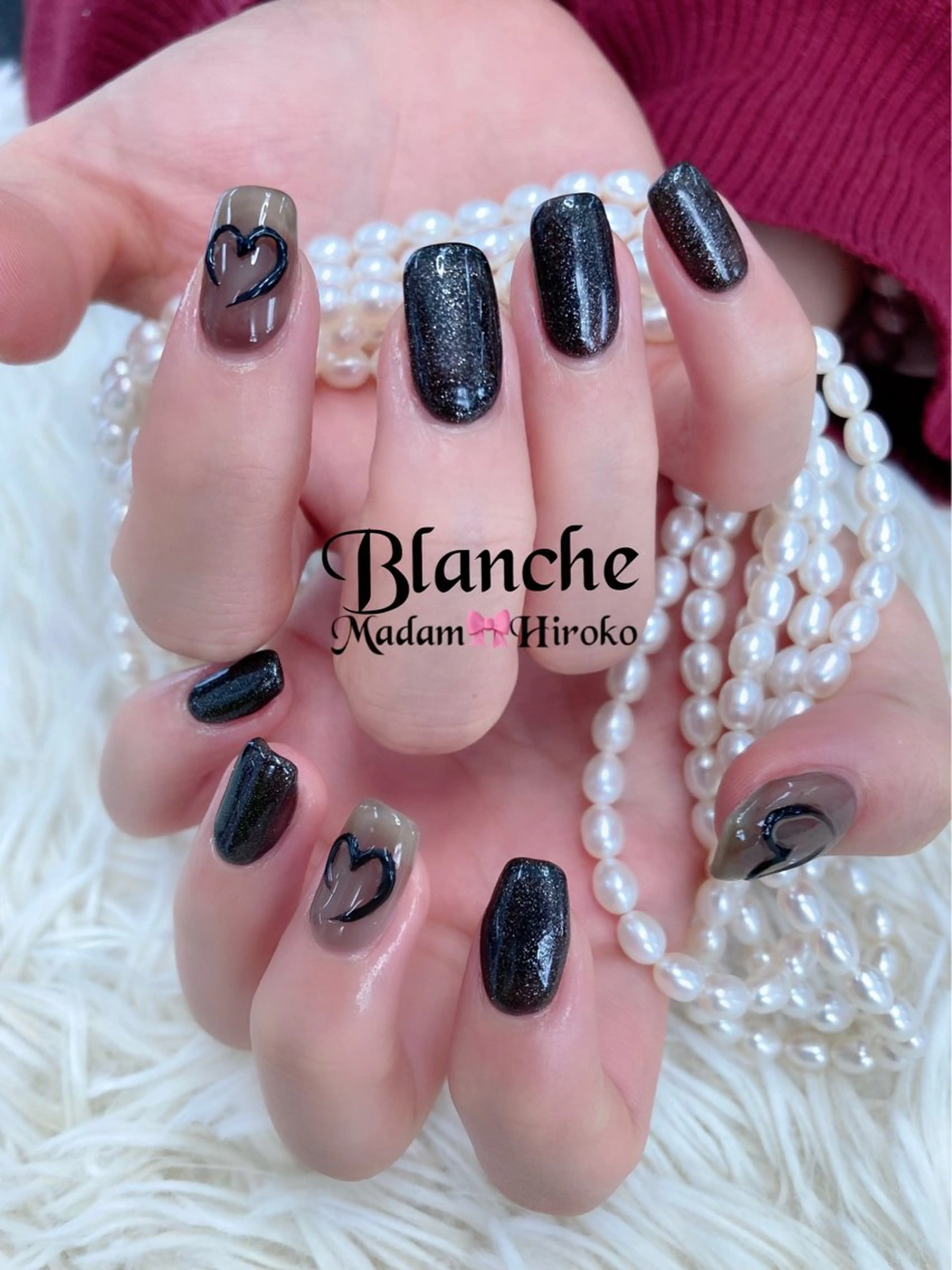 ネイル クリアネイル Lianネイル 寛子Lianのネイルデザイン