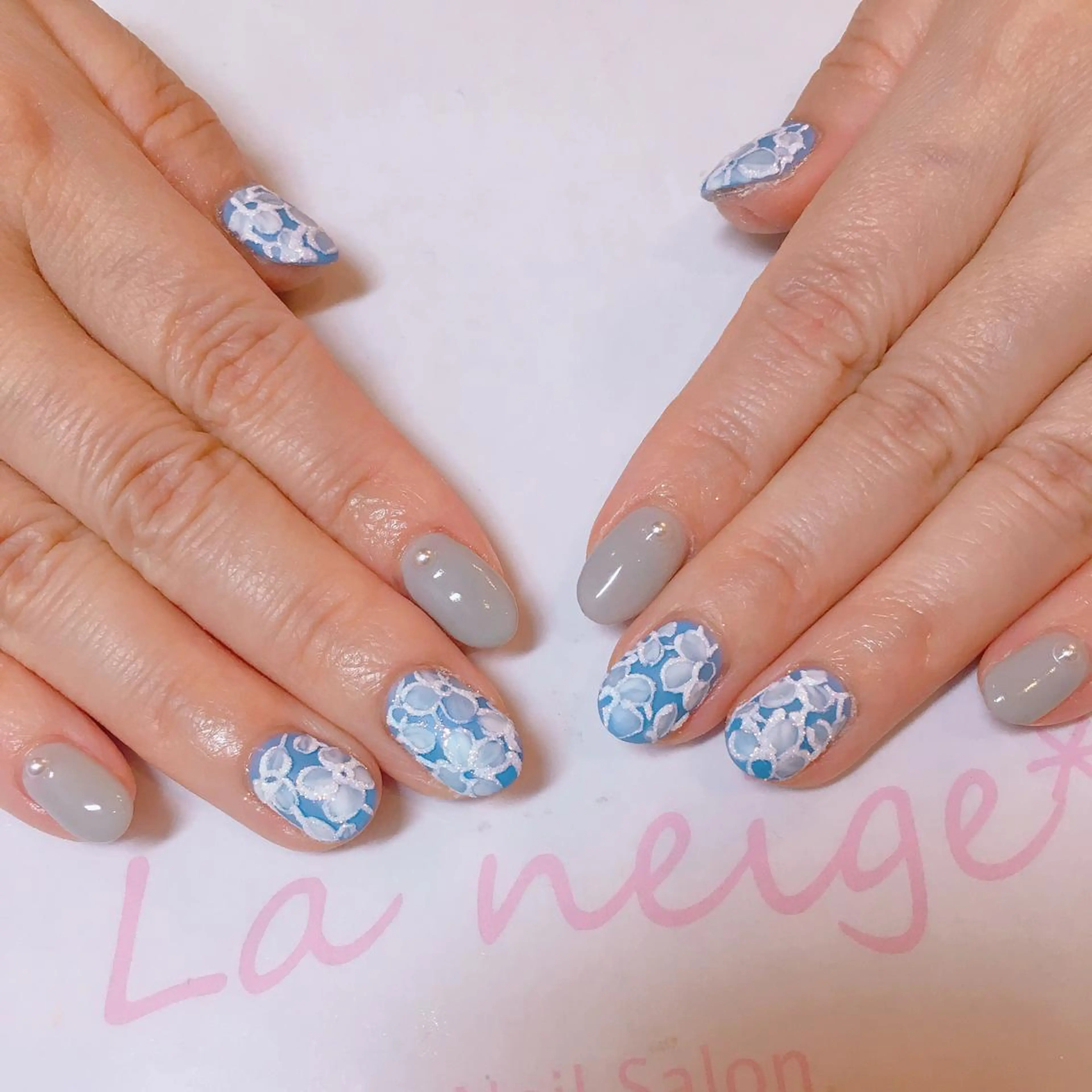 ネイル La neige* yuki 🥯🍑のネイルデザイン